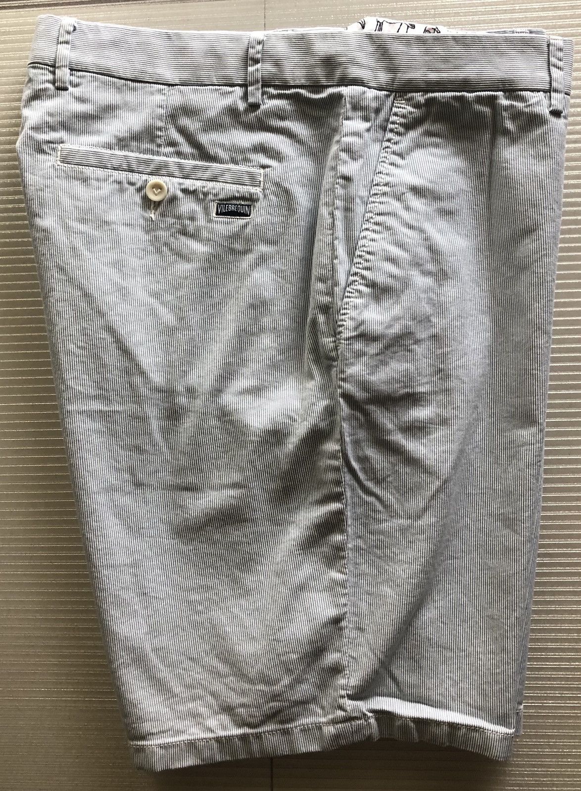 Vilebrequin Vilebrequin Cotton Seersucker Beachcomber Bermuda Shorts 36 Size US 36 / EU 52 - 4 Thumbnail
