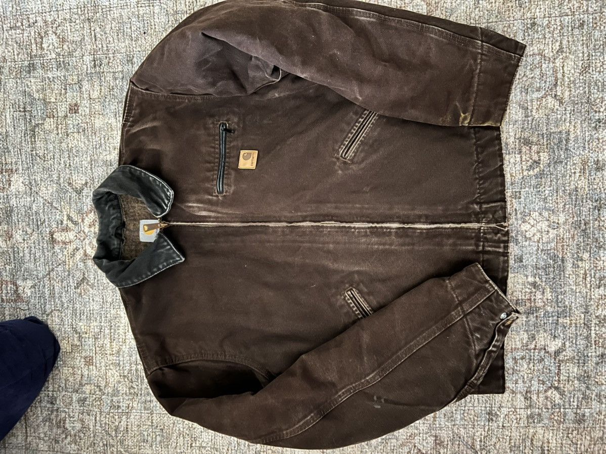 Carhartt Vintage Carhartt Detroit style jacket size large distressed Size US L / EU 52-54 / 3 - 1 Thumbnail