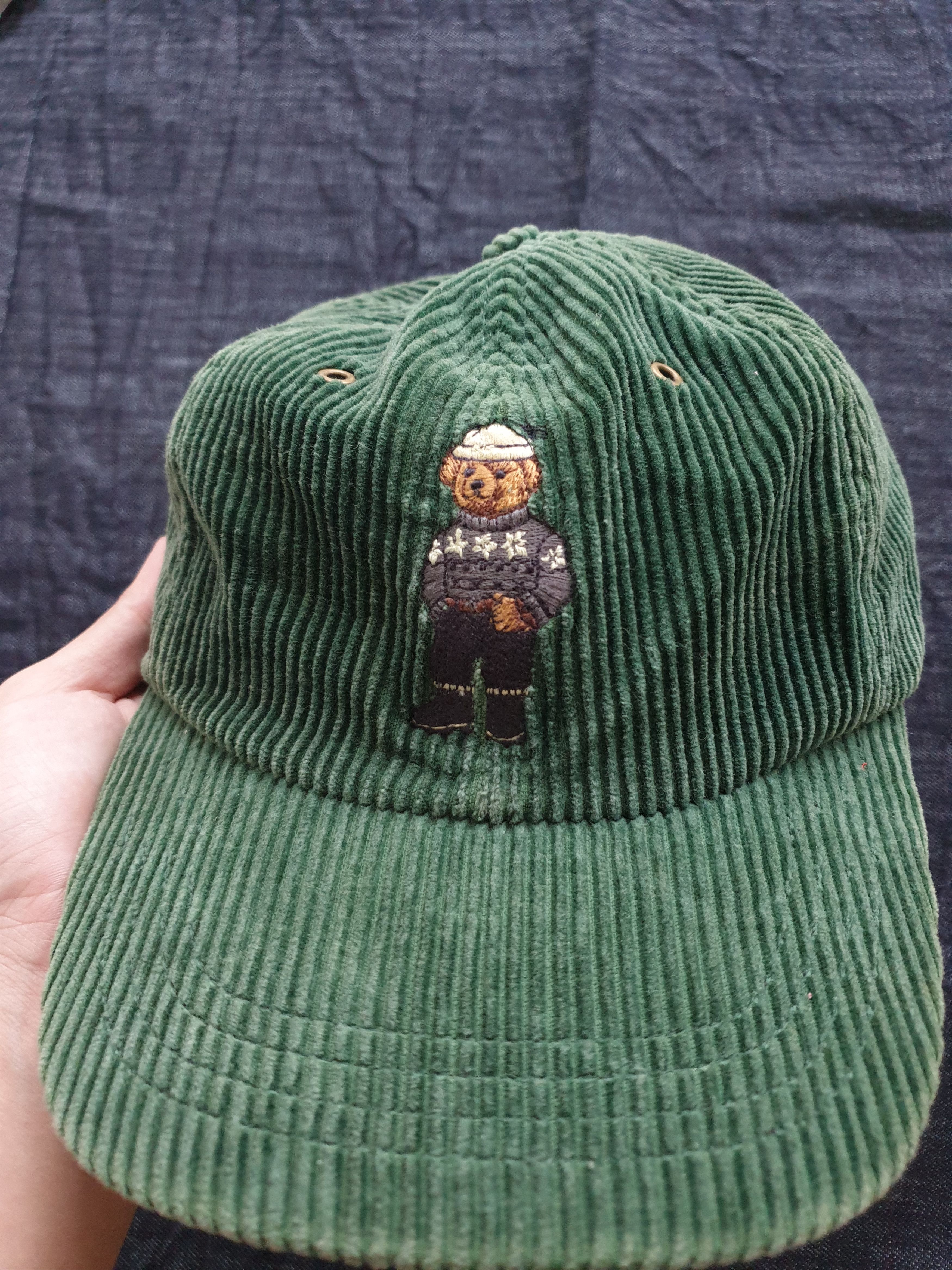 Polo bear hotsell corduroy hat