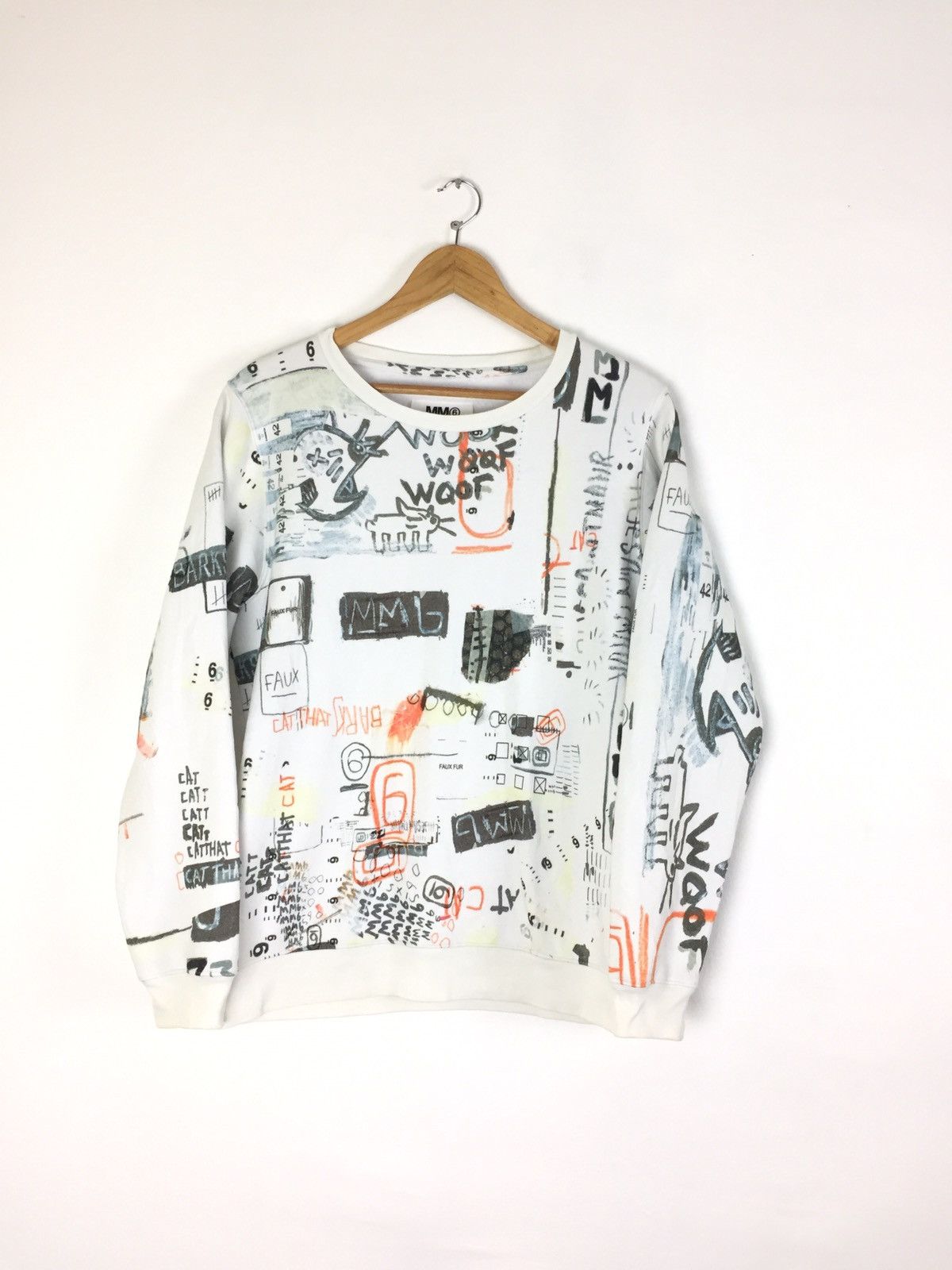 Maison Margiela MM6 Urban Art Print Sweatshir Size US M / EU 48-50 / 2 - 1 Thumbnail