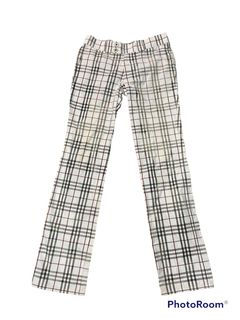 Women's Vintage Burberry Blue Label Nova Check Trousers – Original Allure