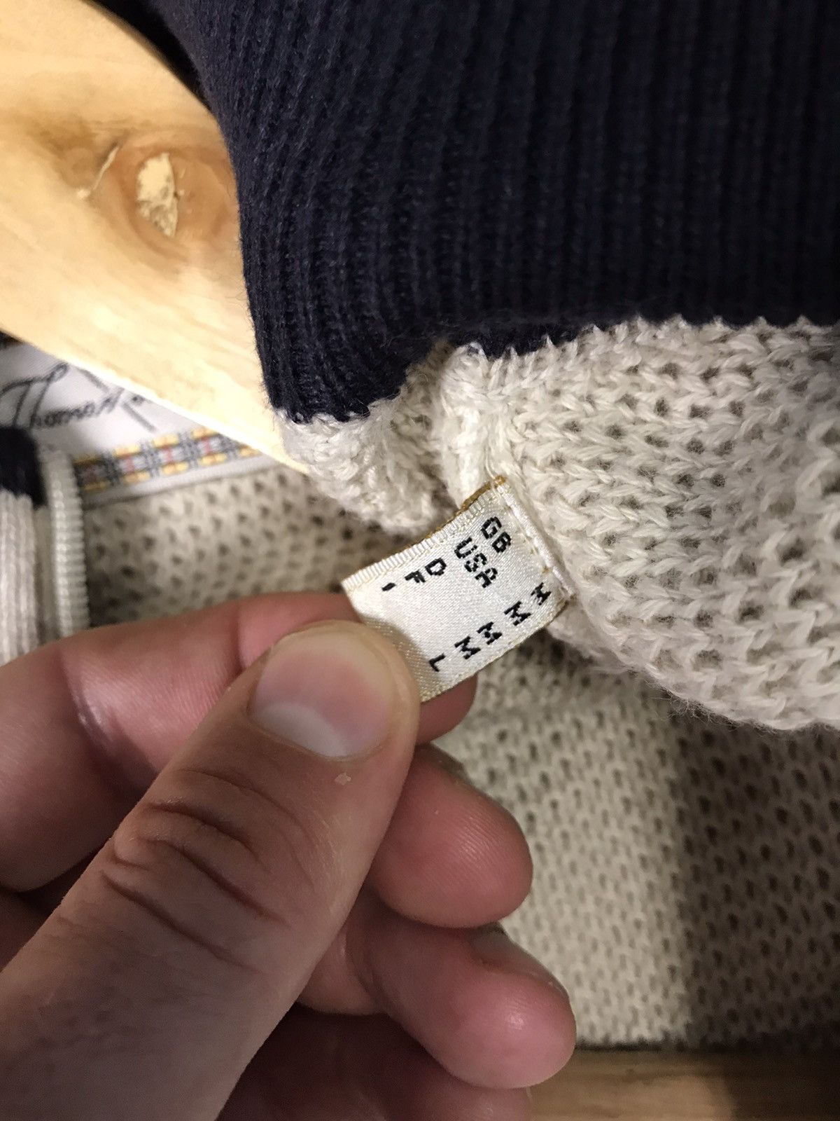 Burberry × Burberry Prorsum × Vintage Vintage Thomas Burberry Zip sweater knitwear Size US M / EU 48-50 / 2 - 7 Thumbnail