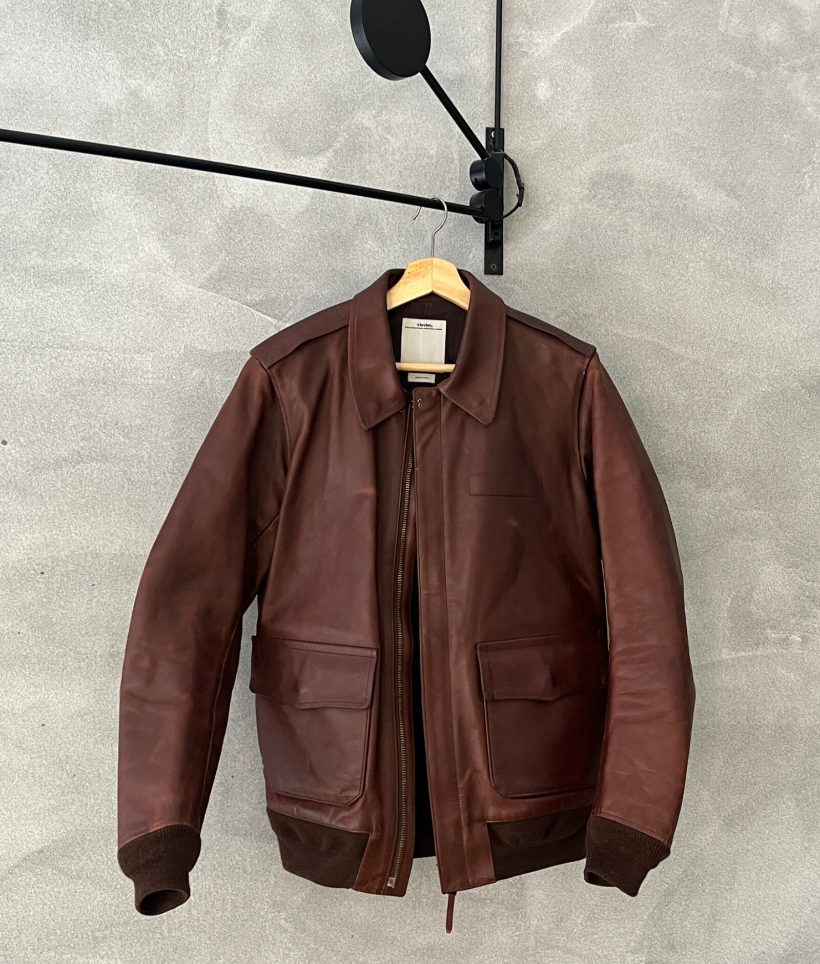 ジャケット・アウター VISVIM ELMENDORF JKT BURAGNDY sz1 visvim-elmendorf-jacket-