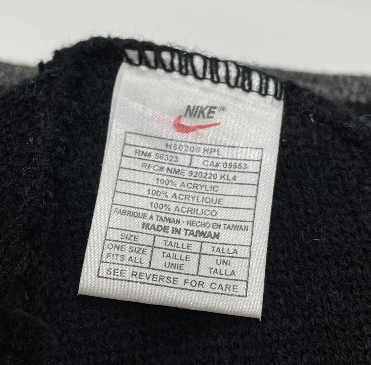 Nike 90’s NIKE Center Swoosh Embroidery Acrylic Beanie Size ONE SIZE - 7 Thumbnail