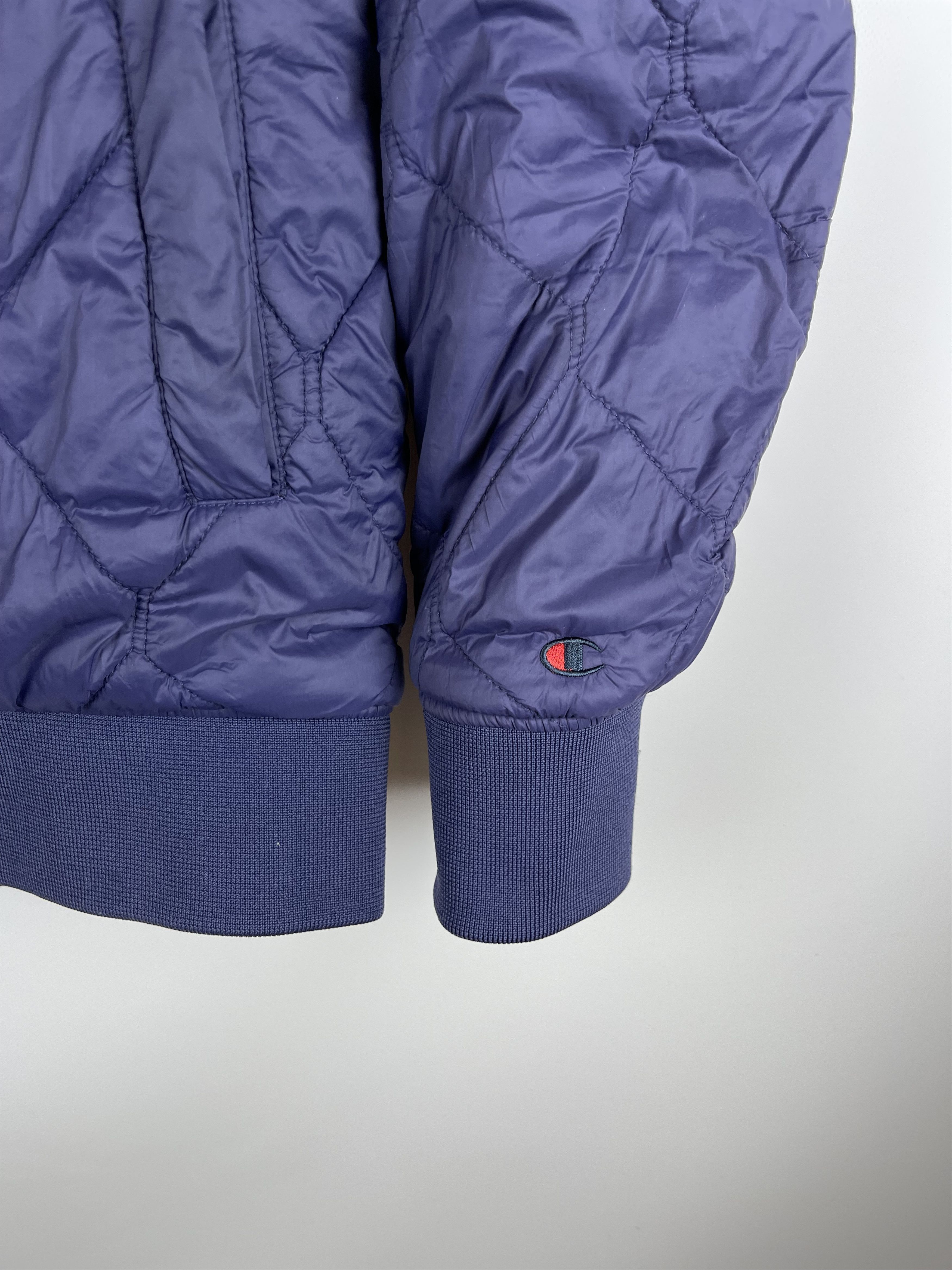 Champion Champion vintage double logo quilted bomber jacket Size US XL / EU 56 / 4 - 6 Thumbnail