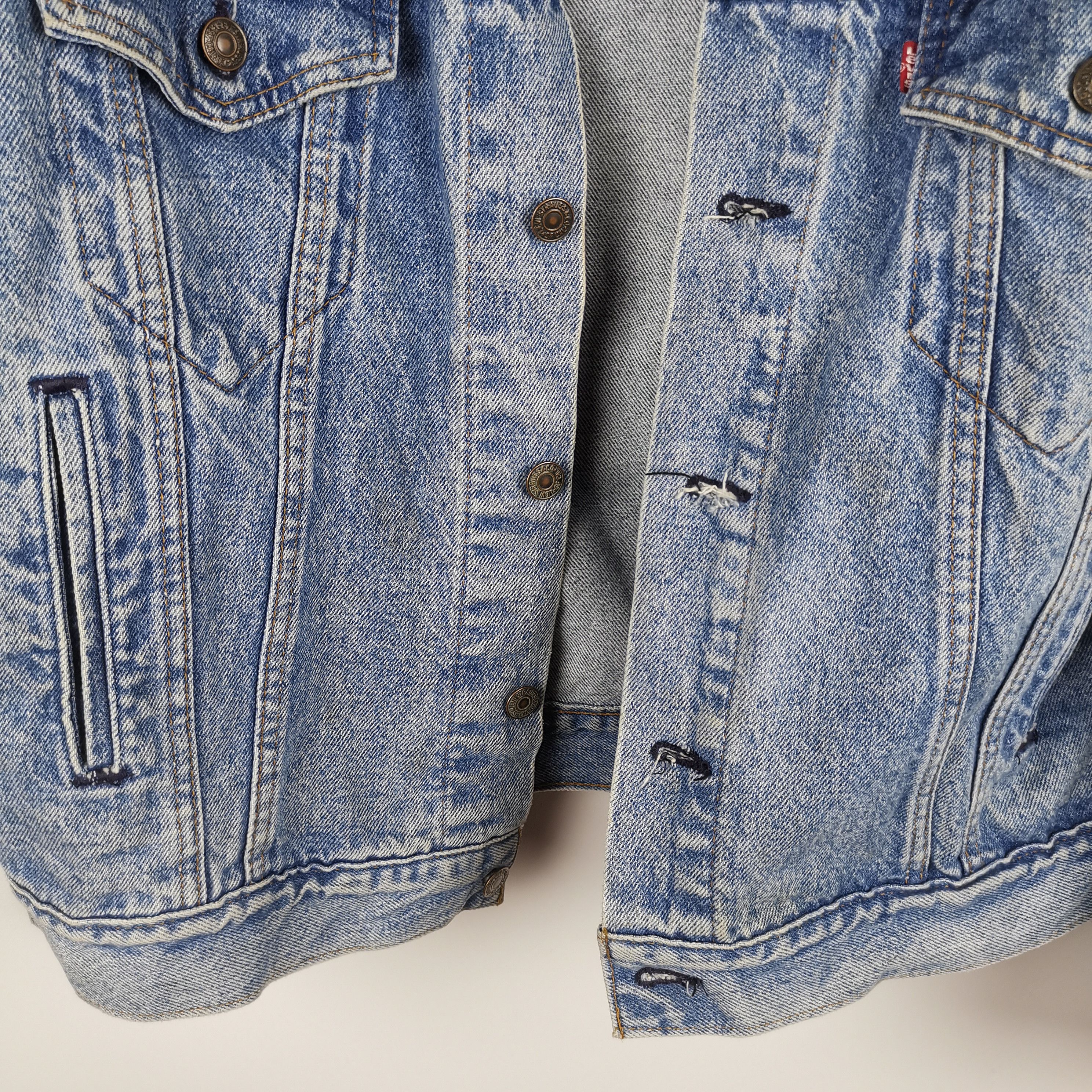Levi's Levi's vintage 80s 90s blue denim rare made in USA jacket Size US L / EU 52-54 / 3 - 11 Thumbnail