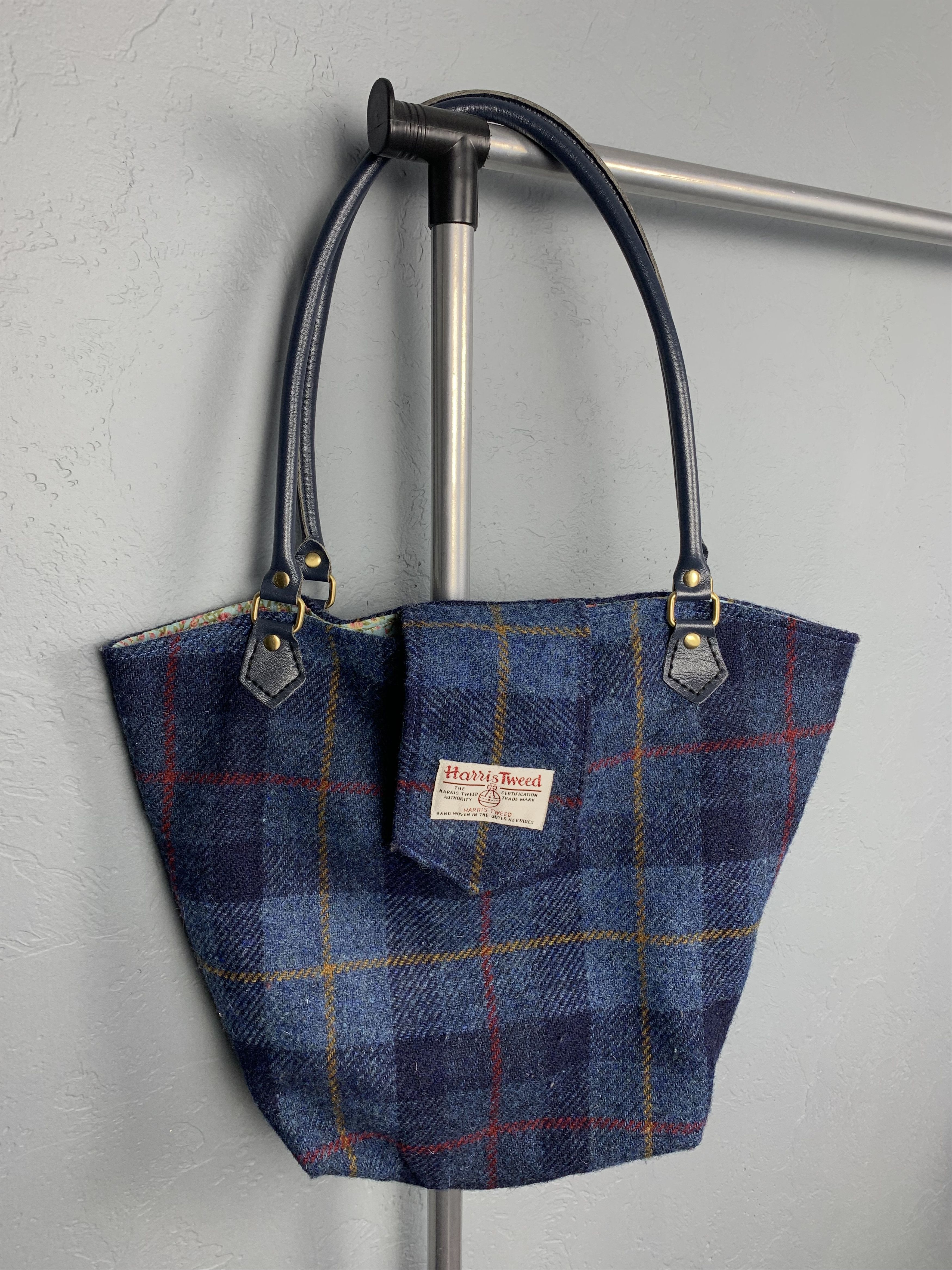 Harris Tweed × Vintage Harris Tweed Vintage Wool Handbag Bag Size ONE SIZE - 1 Thumbnail