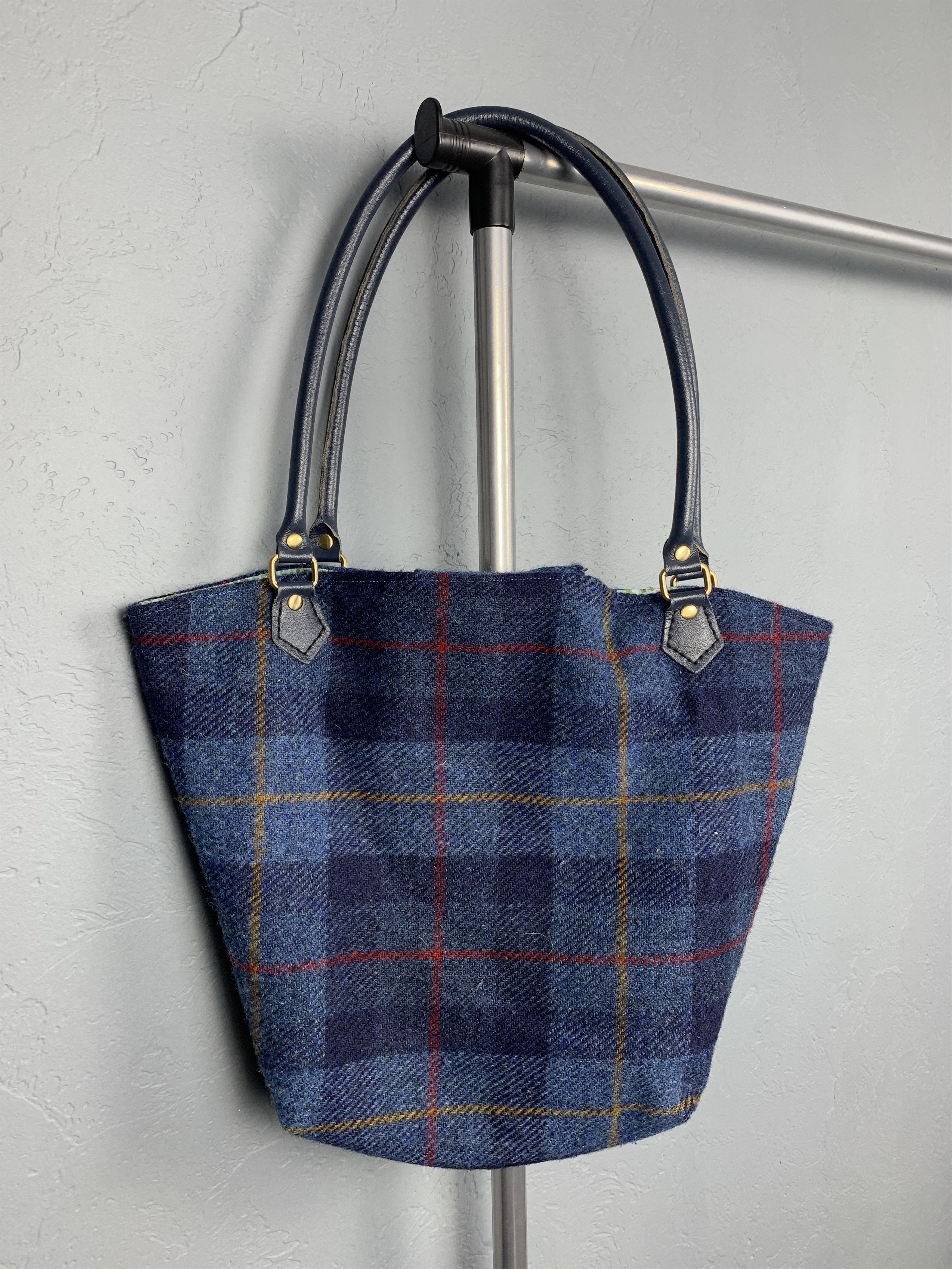 Harris Tweed × Vintage Harris Tweed Vintage Wool Handbag Bag Size ONE SIZE - 3 Thumbnail
