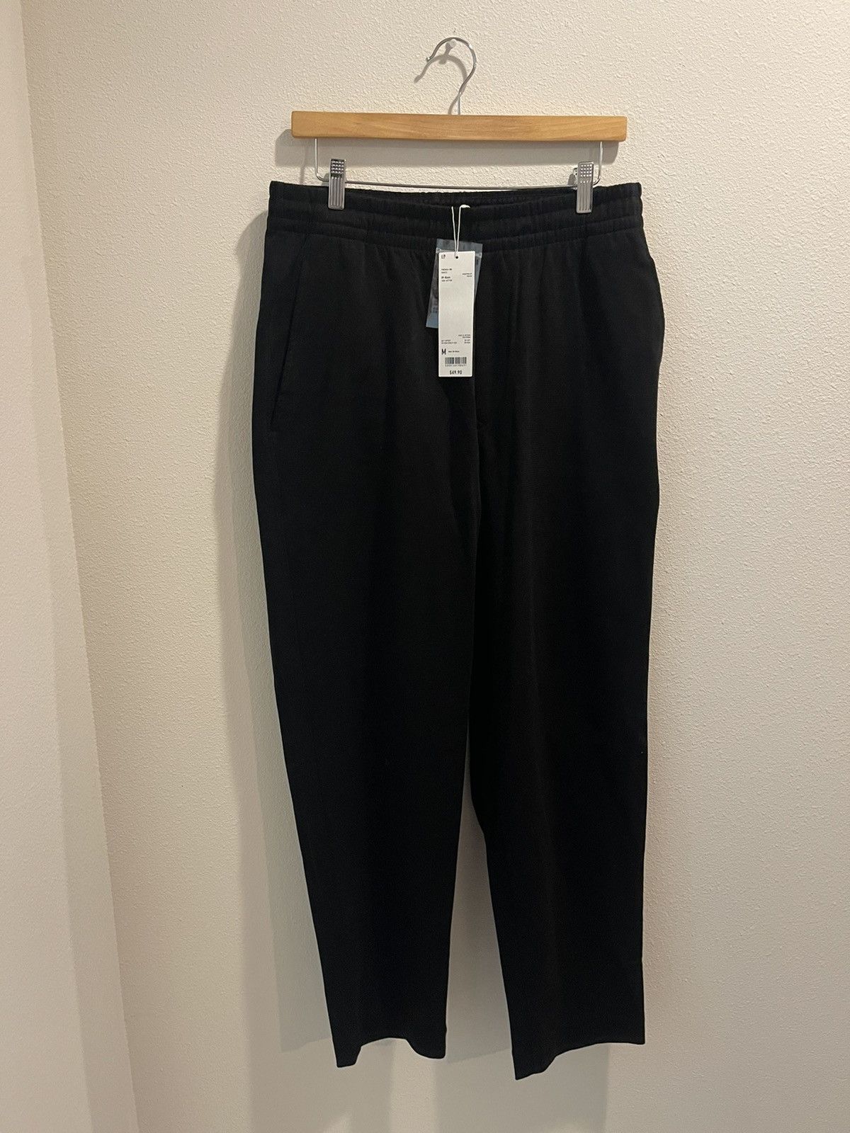 Uniqlo SS22 Uniqlo U French Rib Pants Black Size M