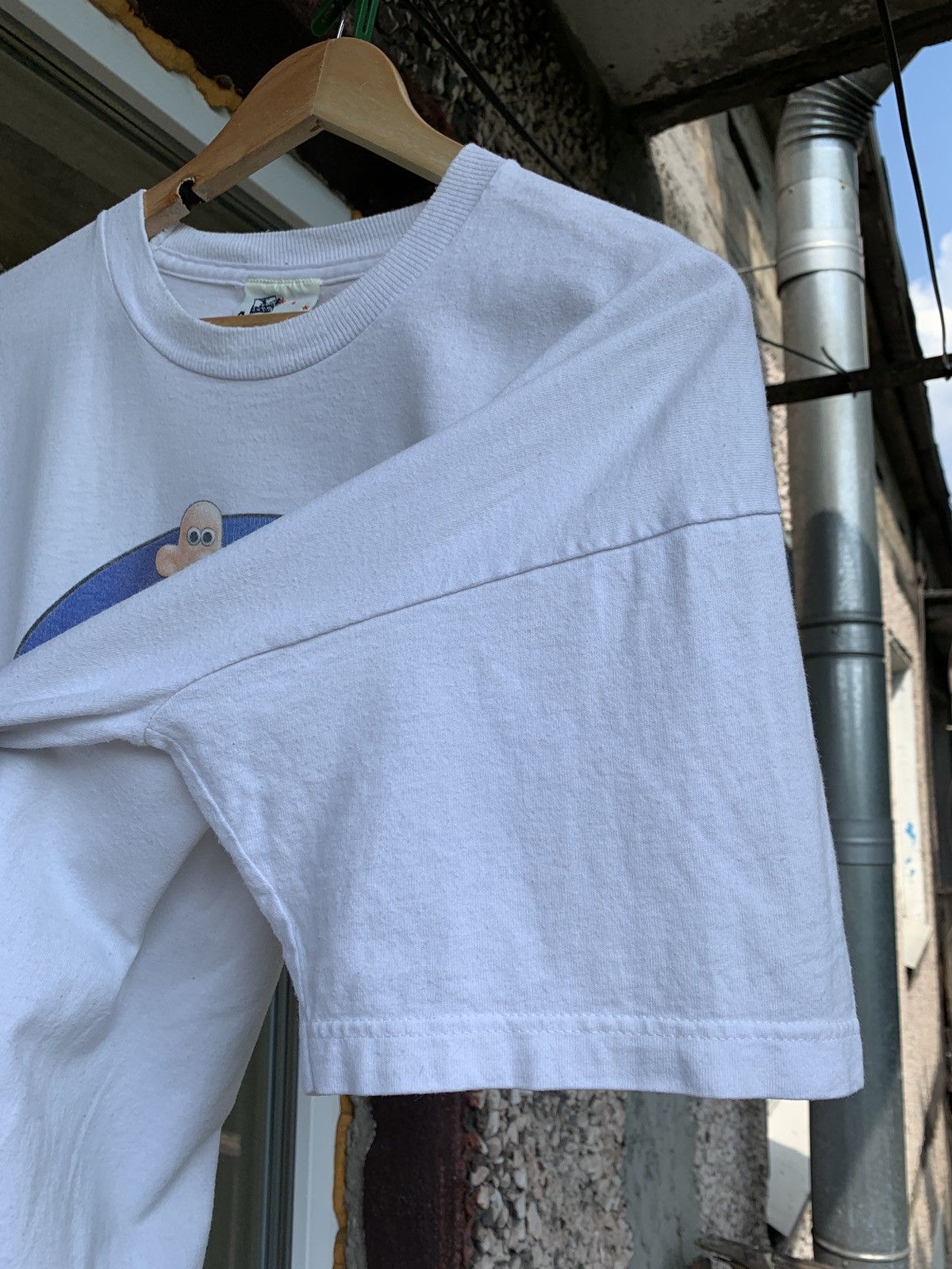 Cartoon Network 1989 Vintage Wallace & Gromit White T-Shirt Size US XL / EU 56 / 4 - 10 Thumbnail