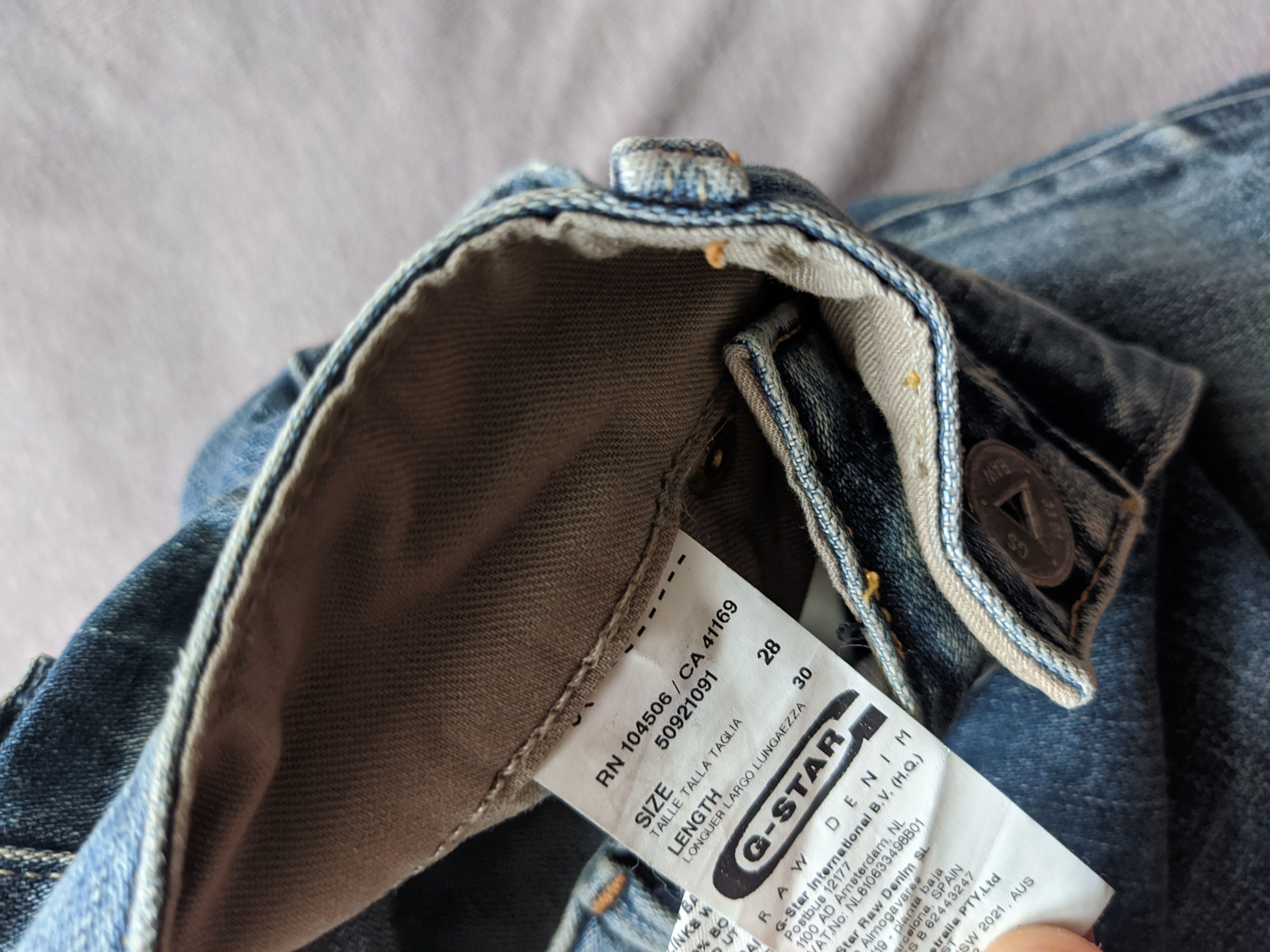 G-Star G Star raw 96 denim jeans Size US 28 / EU 44 - 6 Thumbnail