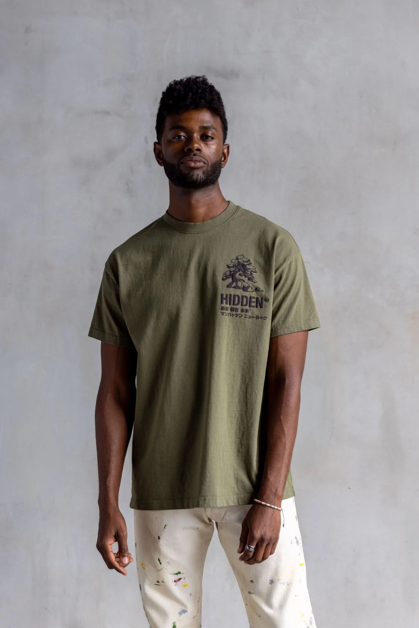 HIDDEN BNWT / DS HIDDEN NY Saikei Moss Green Tee | Grailed