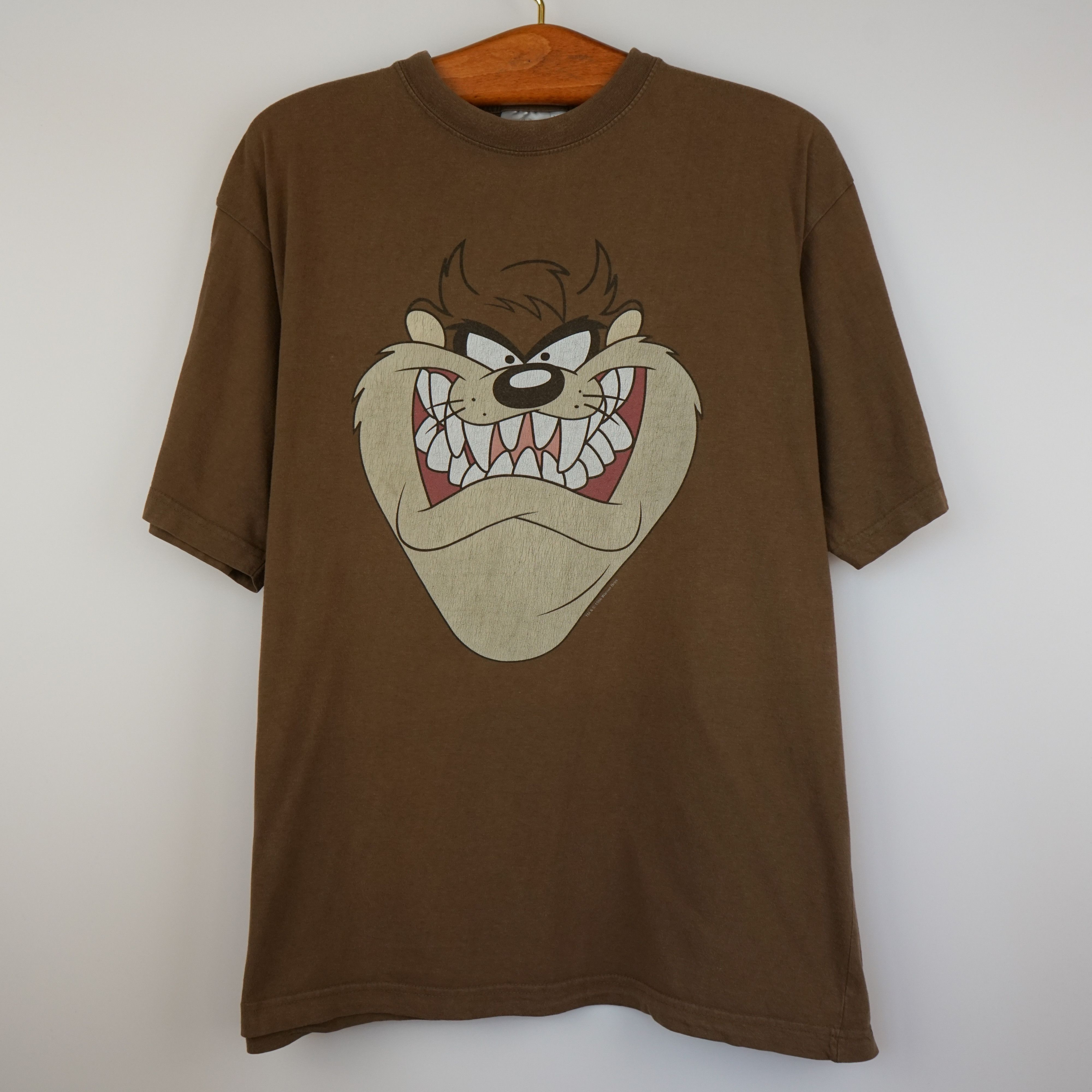 80'S LOONEY TUNES Tasmanian Devil character print T-shirt made in USA men's L vintage /eaa445297