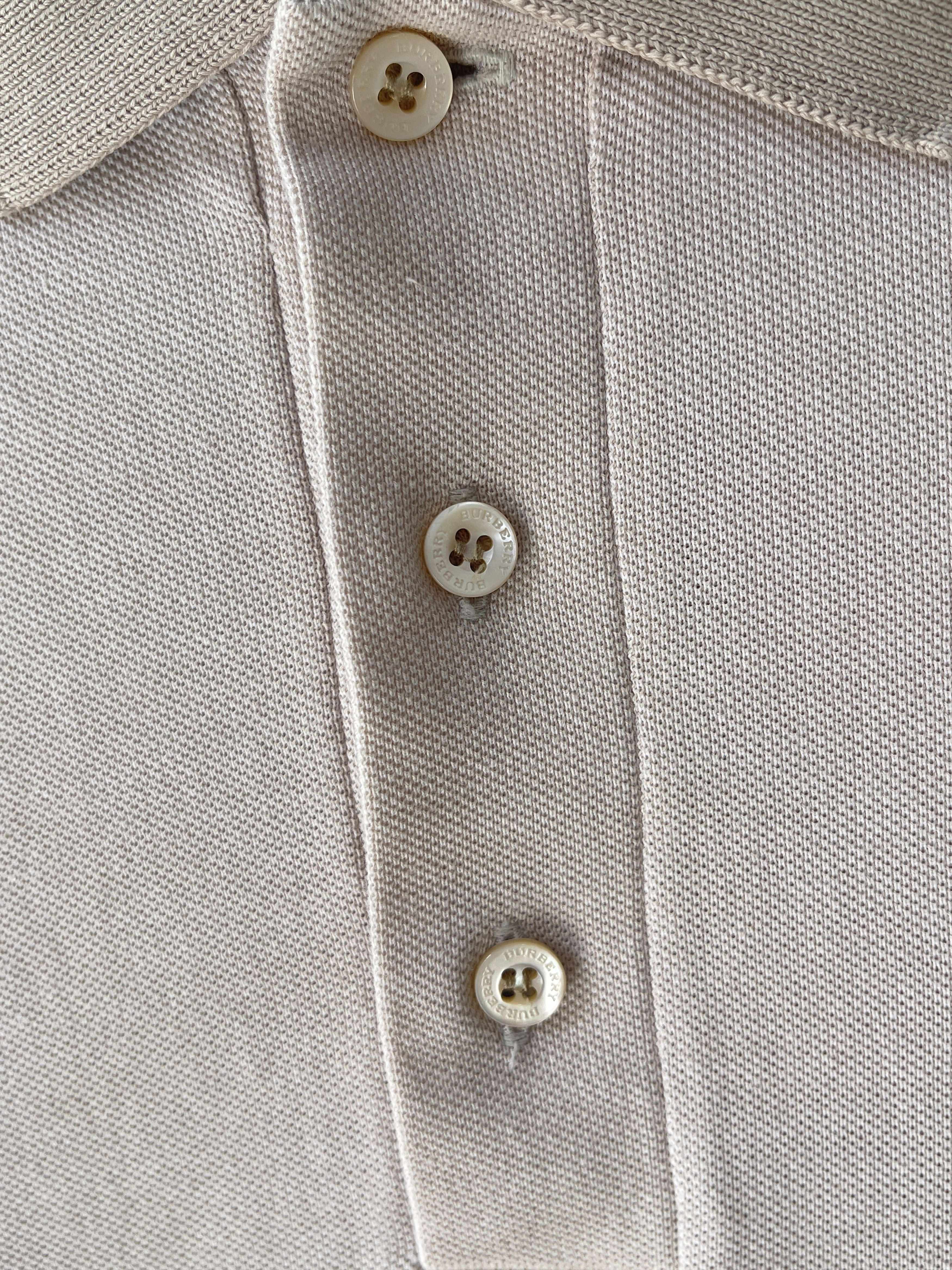 Burberry 🔥 Burberry London polo tshirt beige size S nova check Size US S / EU 44-46 / 1 - 7 Thumbnail