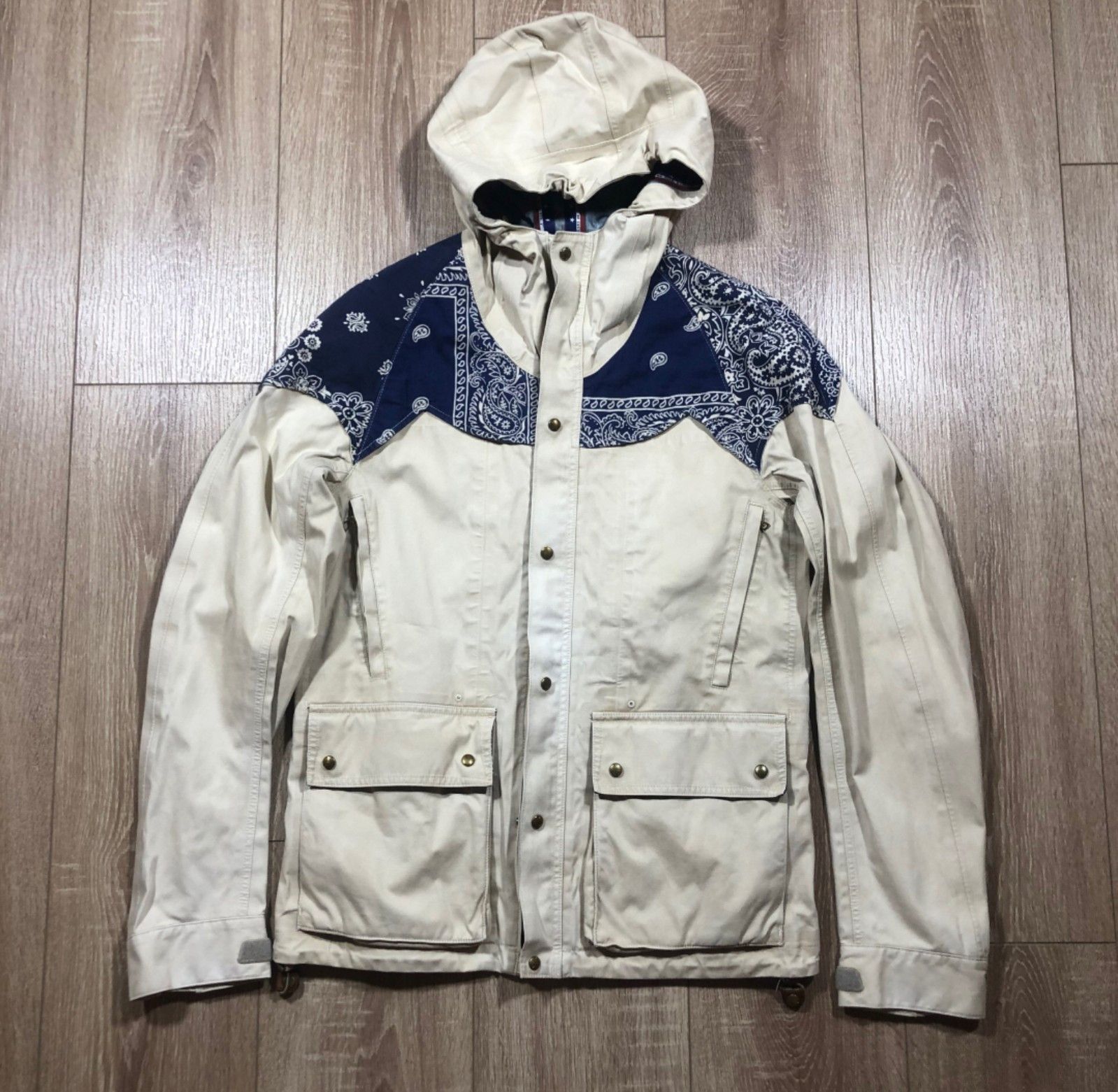 Visvim VISVIM 14AW ICT bandana OGLALA PARKA 3L GORE-TEX | Grailed