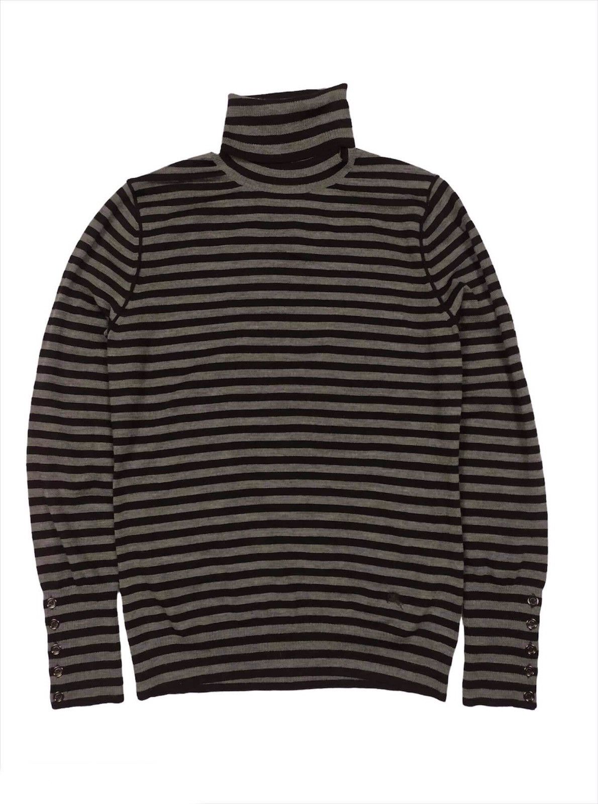Burberry Burberry London Women Turtleneck Striped Long Sleeves Size XS / US 0-2 / IT 36-38 - 1 Thumbnail