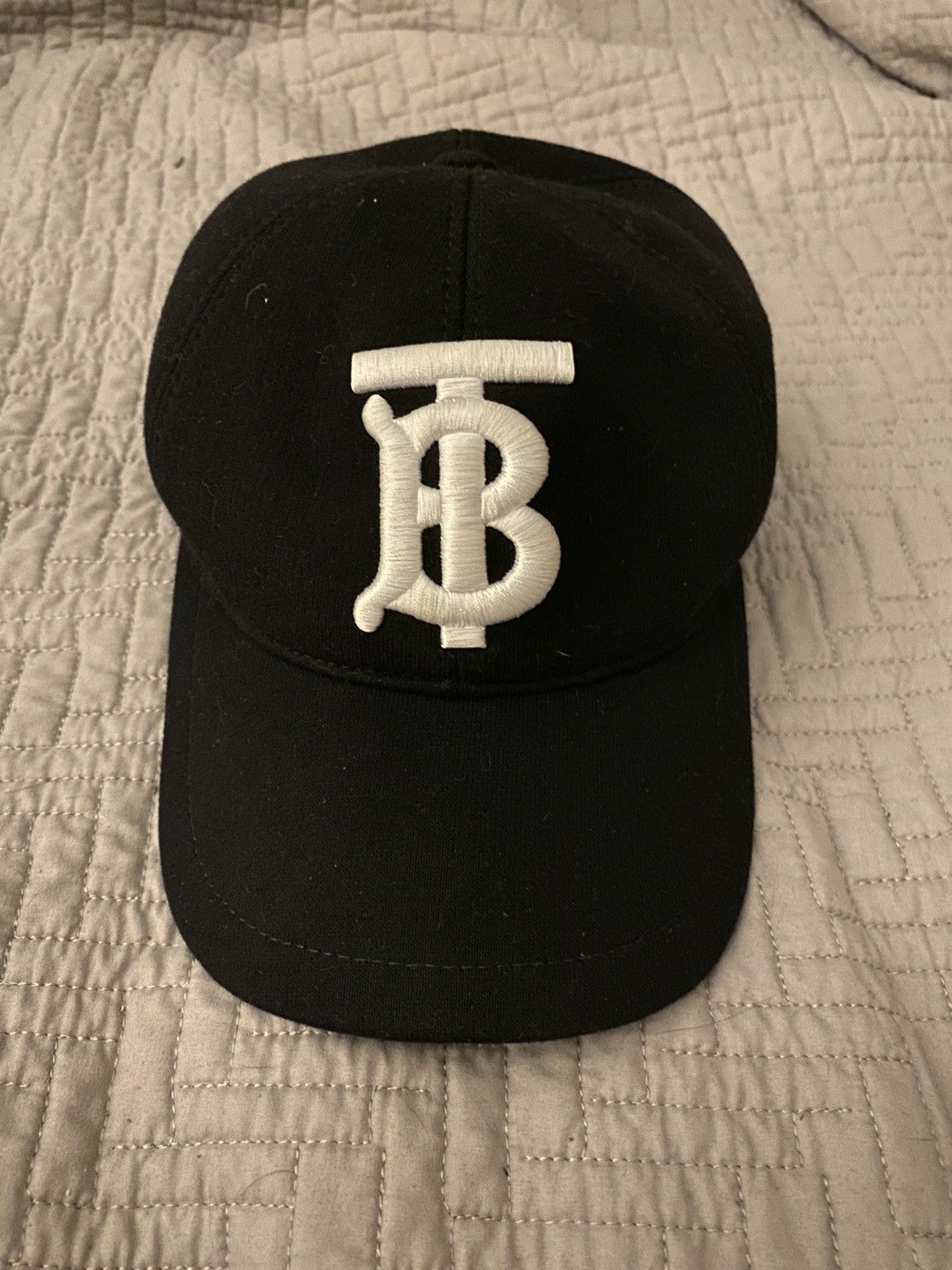 image of Burberry Monogram Baseball Cap, Men's