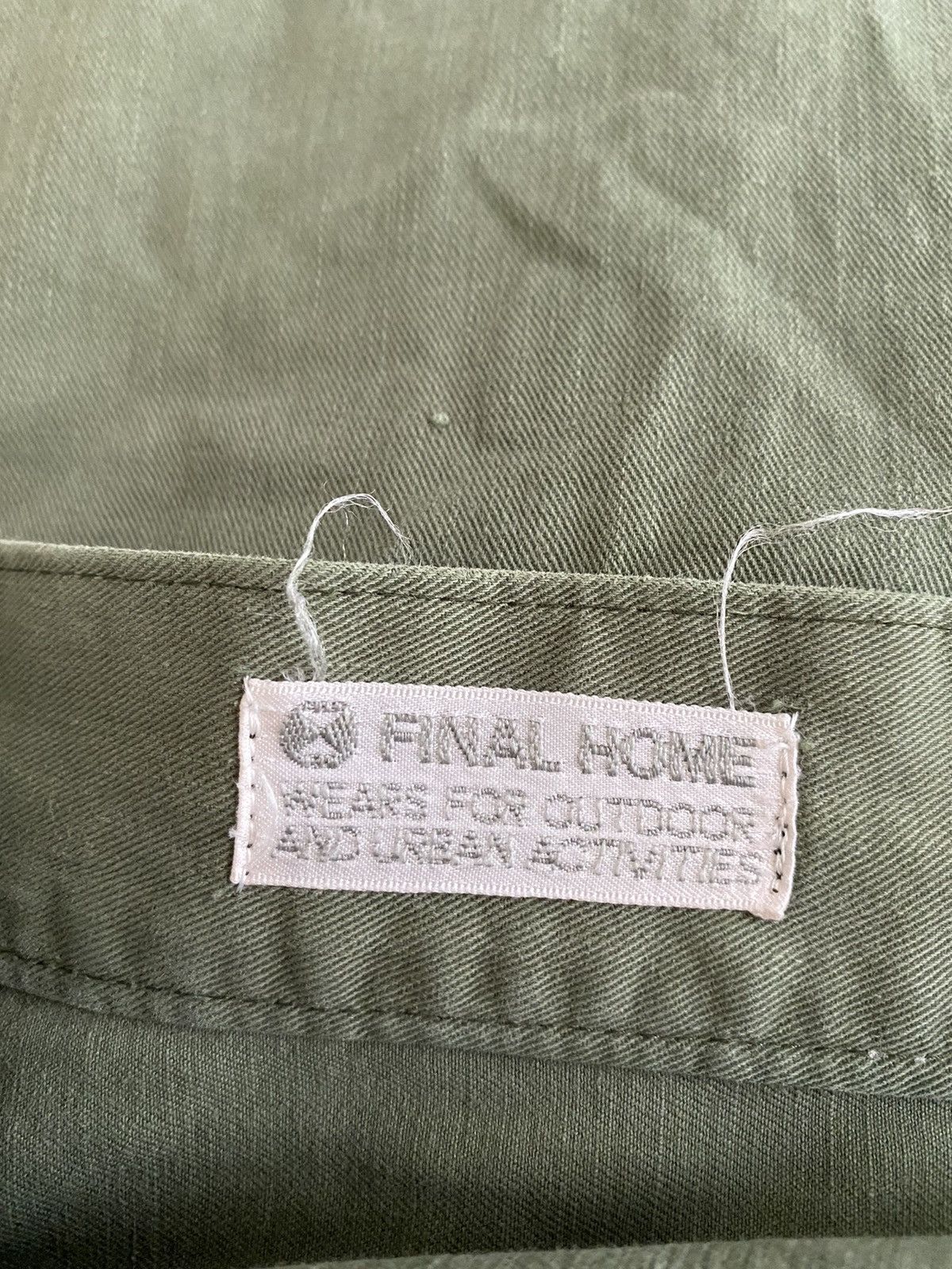 Final Home Vintage Sample Final Home Army Green Cargo Trousers Size US 32 / EU 48 - 10 Thumbnail