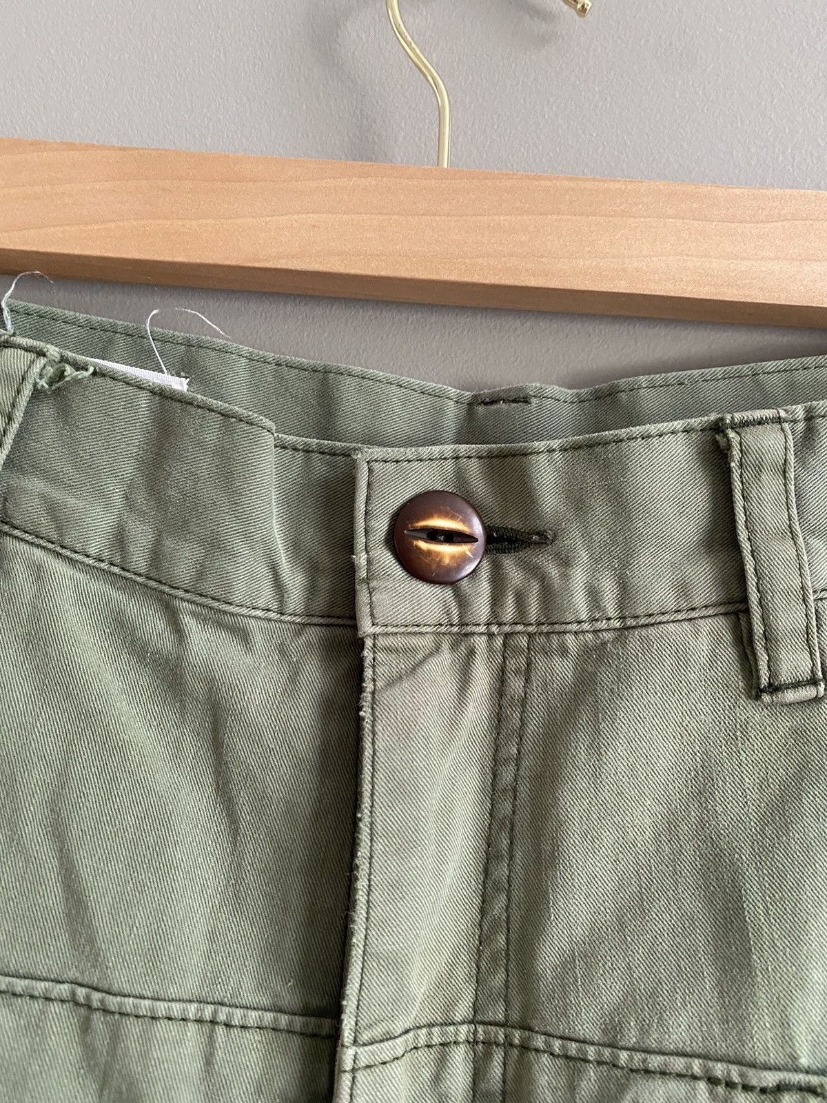 Final Home Vintage Sample Final Home Army Green Cargo Trousers Size US 32 / EU 48 - 4 Thumbnail
