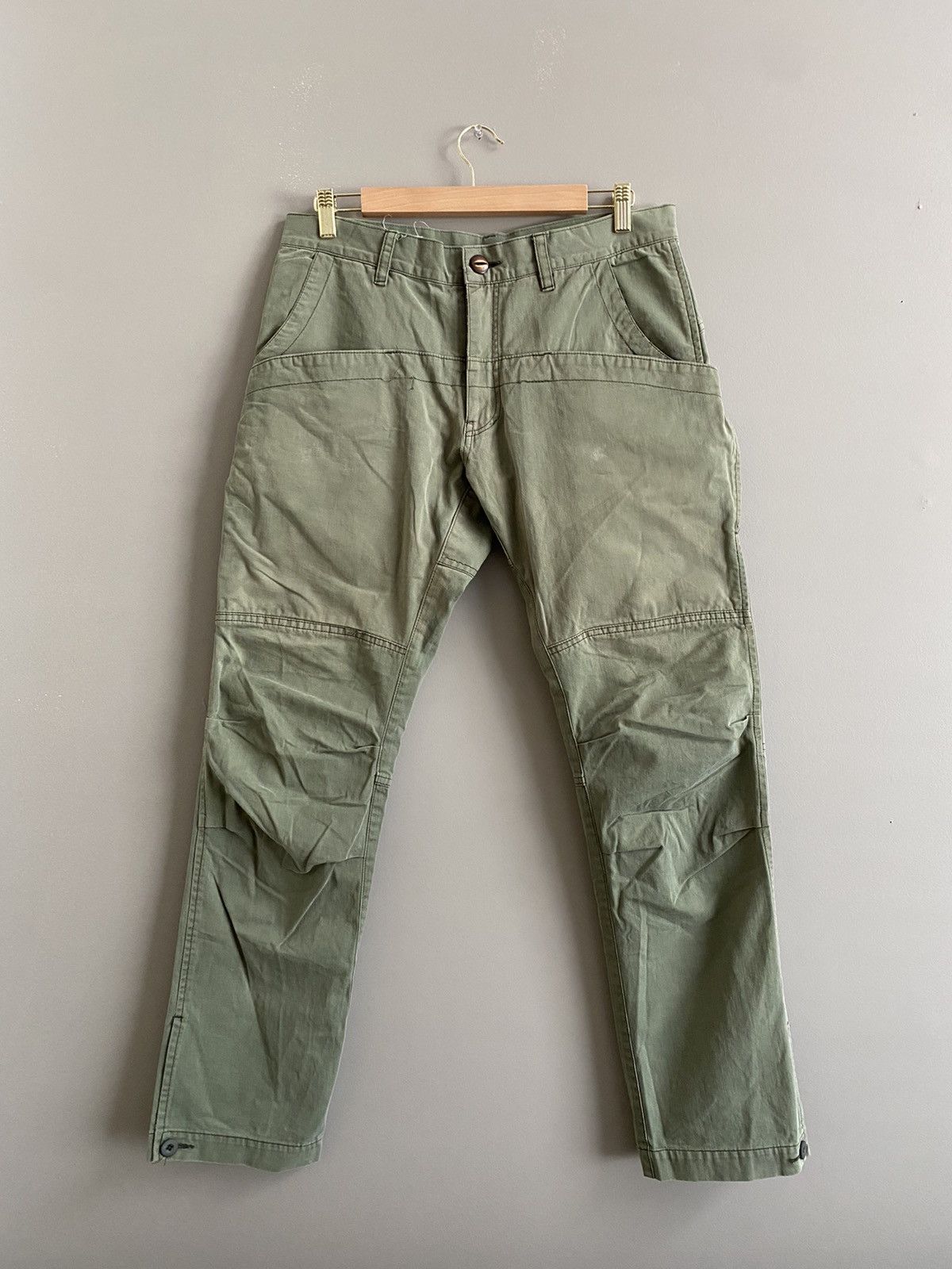 Final Home Vintage Sample Final Home Army Green Cargo Trousers Size US 32 / EU 48 - 1 Thumbnail
