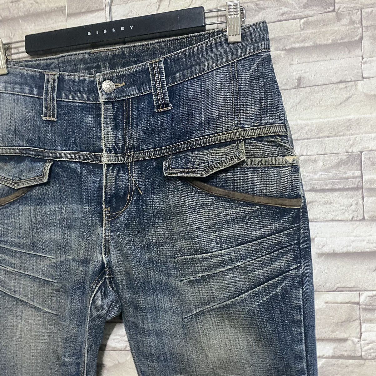PPFM PPFM Denim Faded Jeans 8pocket Size US 33 - 5 Thumbnail