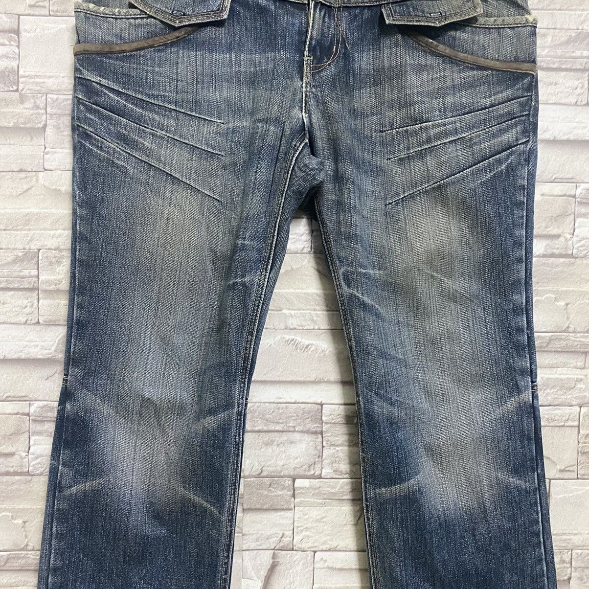 PPFM PPFM Denim Faded Jeans 8pocket Size US 33 - 6 Thumbnail