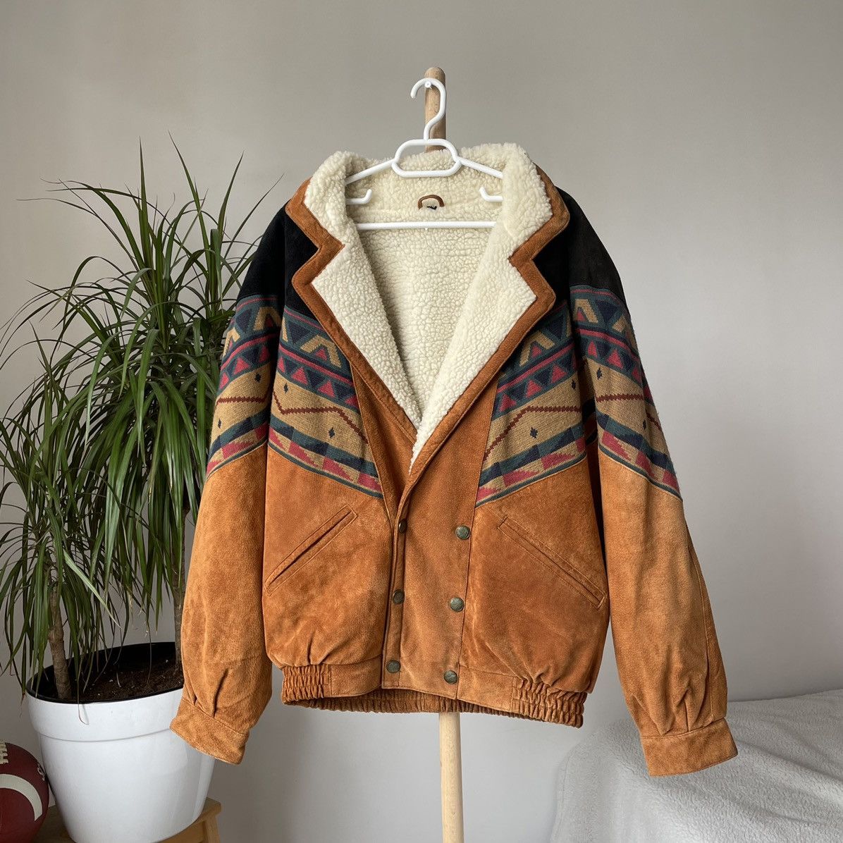 Japanese Brand Vintage Leather Bomber Aviator Jacket Size US L / EU 52-54 / 3 - 1 Thumbnail
