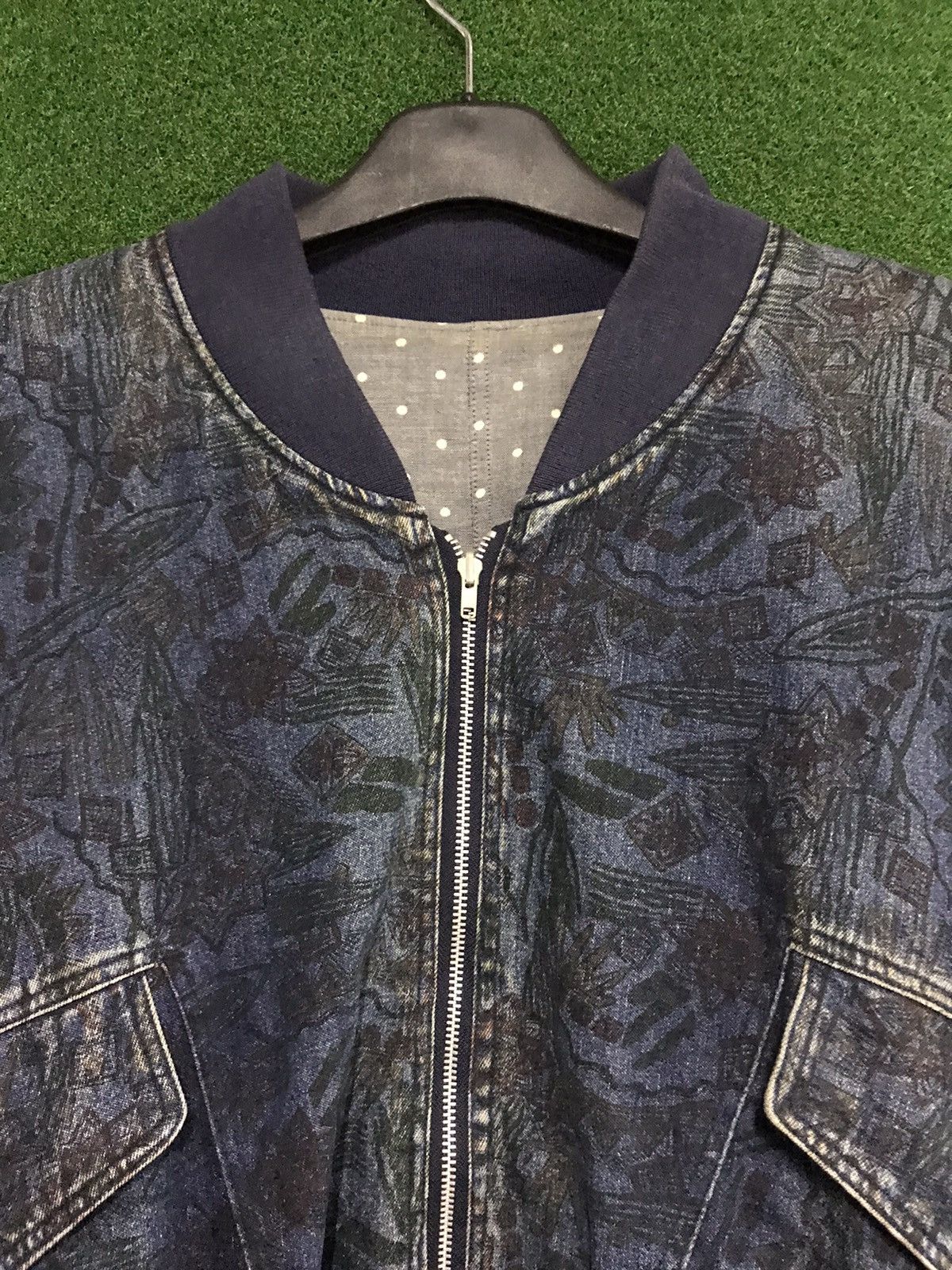 Japanese Brand Riversible Denim Jacket By Disigner Lisburn Size US L / EU 52-54 / 3 - 4 Thumbnail