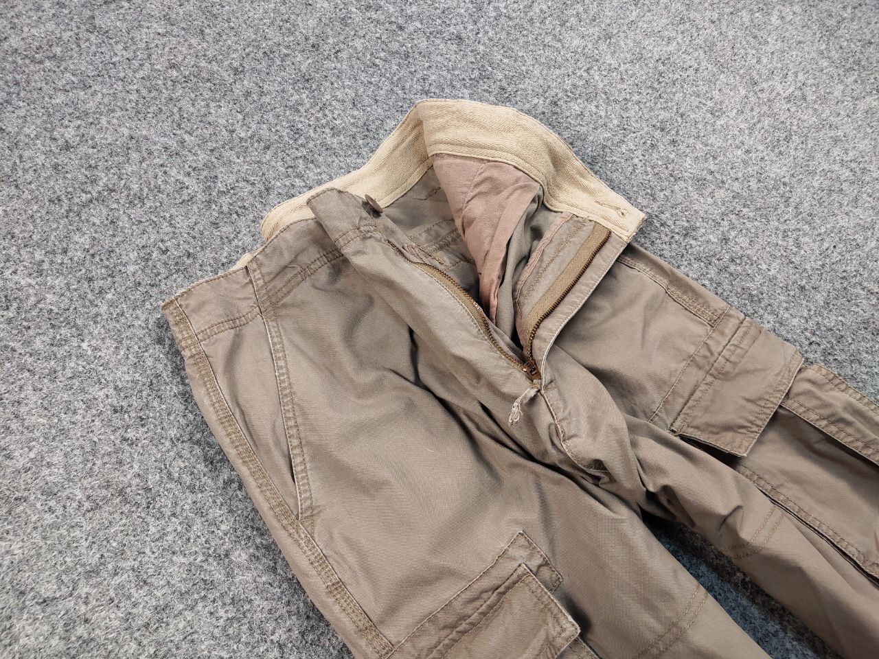 Japanese Brand Vintage 90's Cargo Pants Travis Scott Japan Pocket Beige Size US 36 / EU 52 - 12 Thumbnail