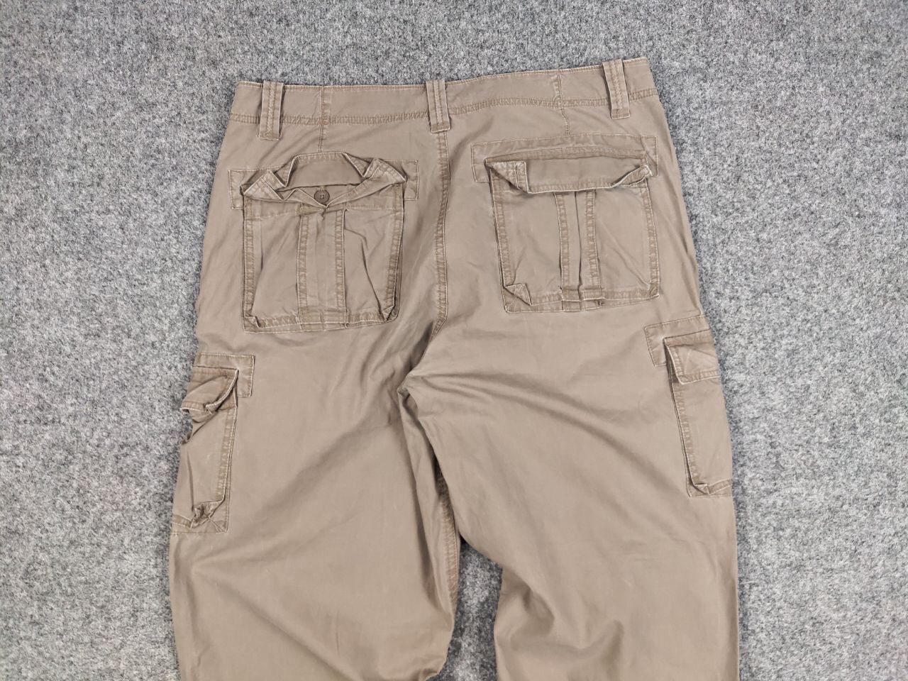 Japanese Brand Vintage 90's Cargo Pants Travis Scott Japan Pocket Beige Size US 36 / EU 52 - 15 Thumbnail