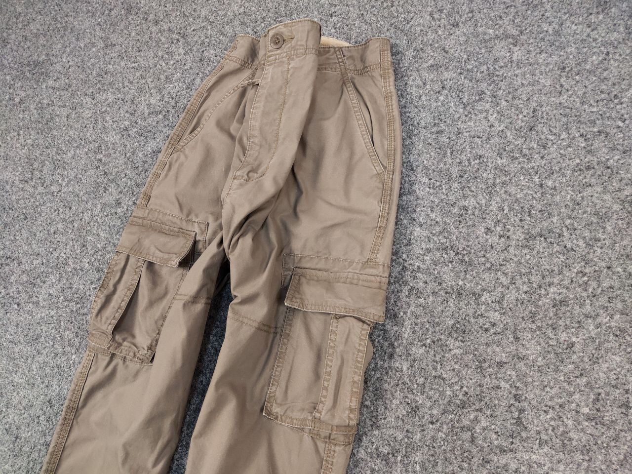 Japanese Brand Vintage 90's Cargo Pants Travis Scott Japan Pocket Beige Size US 36 / EU 52 - 4 Thumbnail