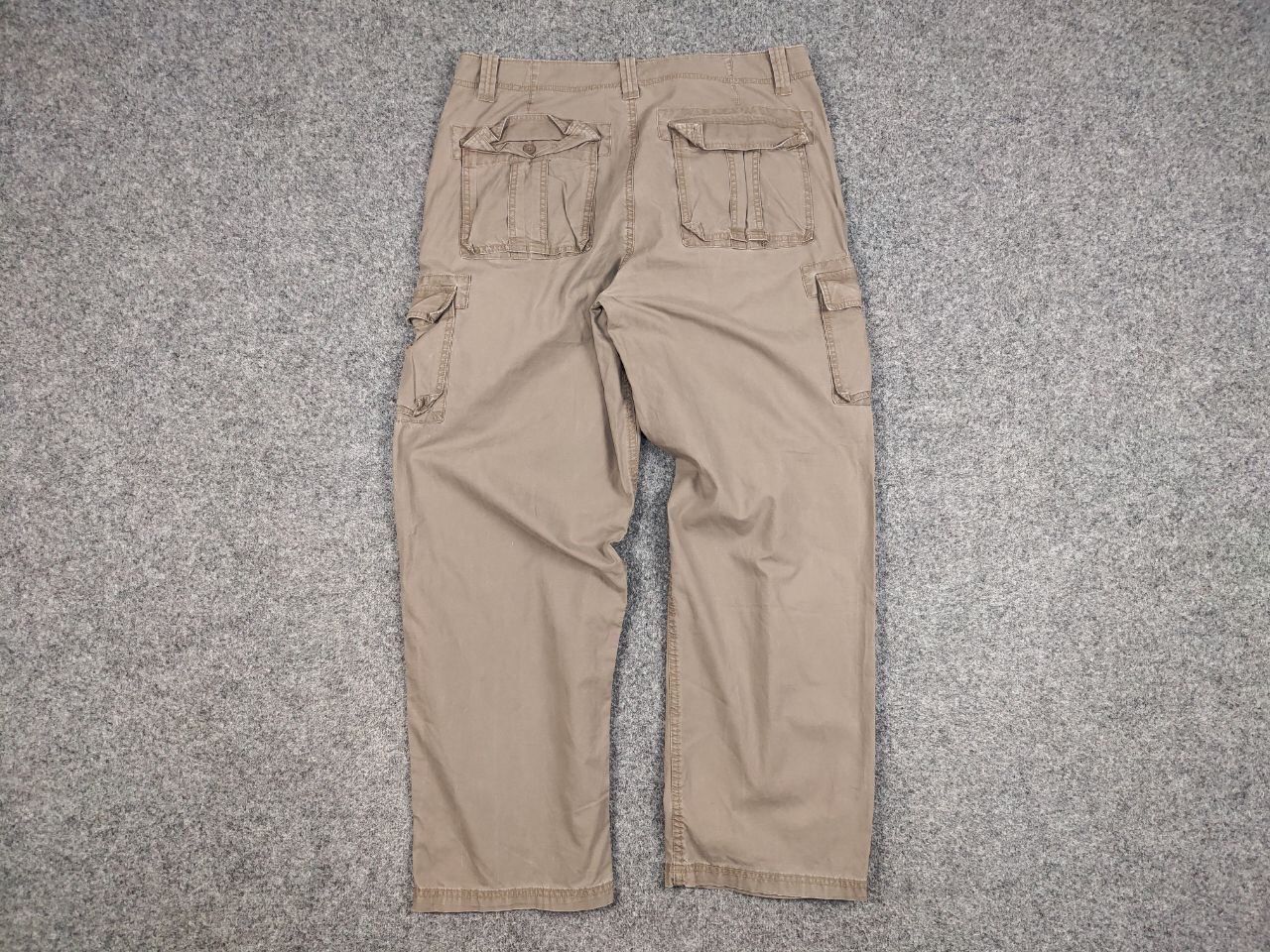 Japanese Brand Vintage 90's Cargo Pants Travis Scott Japan Pocket Beige Size US 36 / EU 52 - 14 Thumbnail