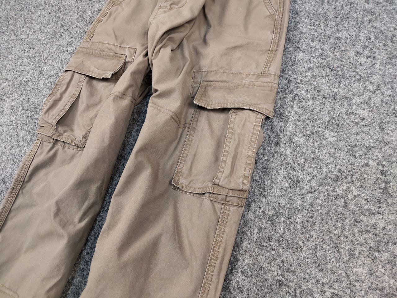 Japanese Brand Vintage 90's Cargo Pants Travis Scott Japan Pocket Beige Size US 36 / EU 52 - 6 Thumbnail