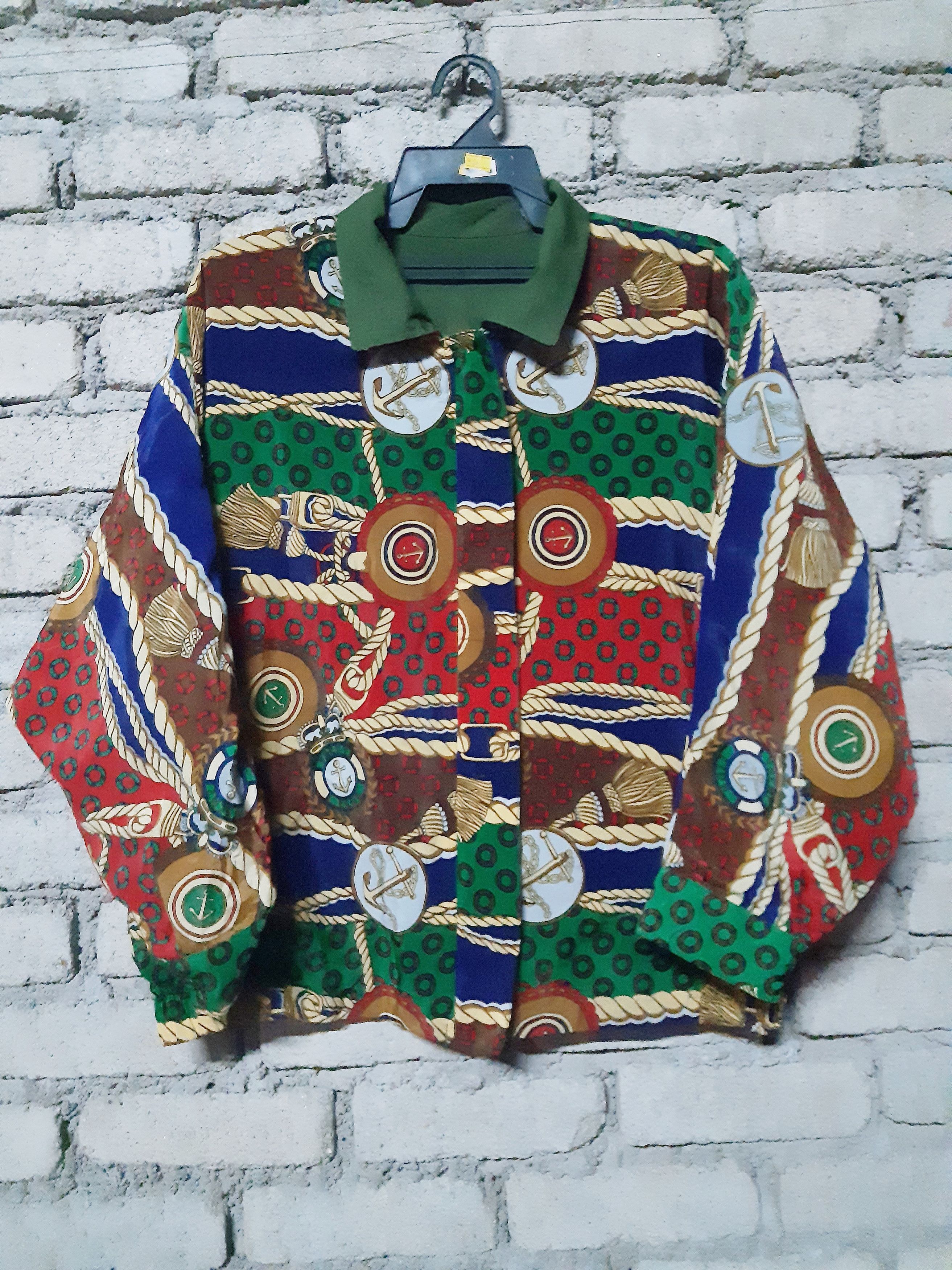 Other Vintage Pattern Reversible Light Jacket Size US XL / EU 56 / 4 - 1 Thumbnail