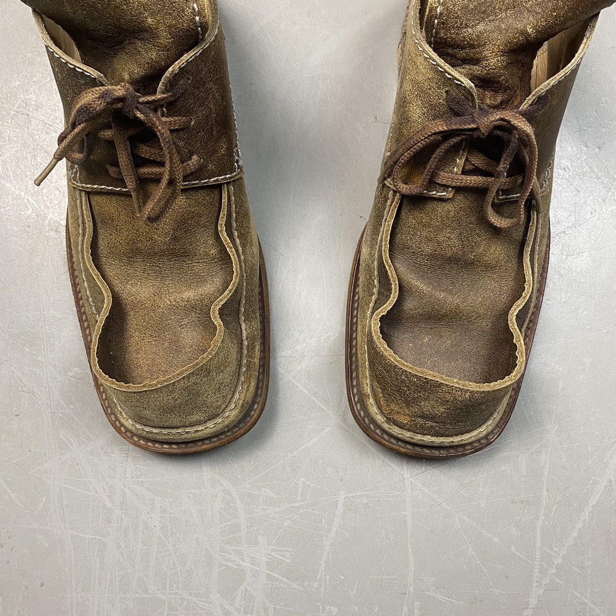 Beauty Beast ‘98/99 Beauty:Beast “Mage” Leather Shoes Size US 10 / EU 43 - 3 Thumbnail