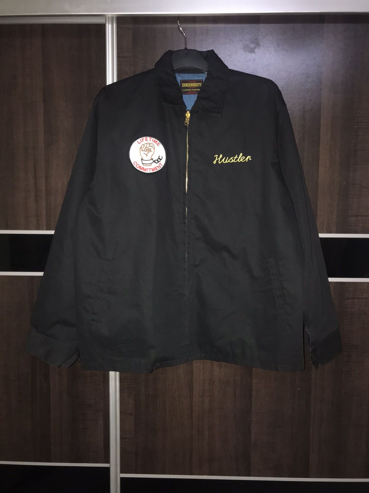 Japanese Brand THE SYNCHRONICITY BIG LOGO JACKET Size US XL / EU 56 / 4 - 2 Thumbnail