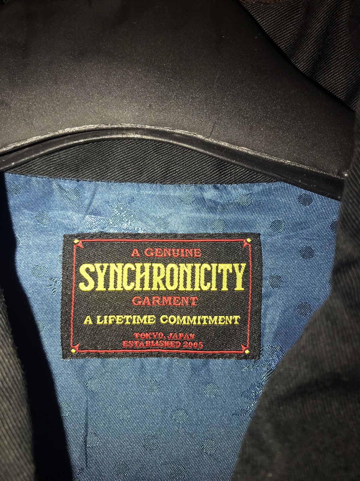 Japanese Brand THE SYNCHRONICITY BIG LOGO JACKET Size US XL / EU 56 / 4 - 6 Thumbnail