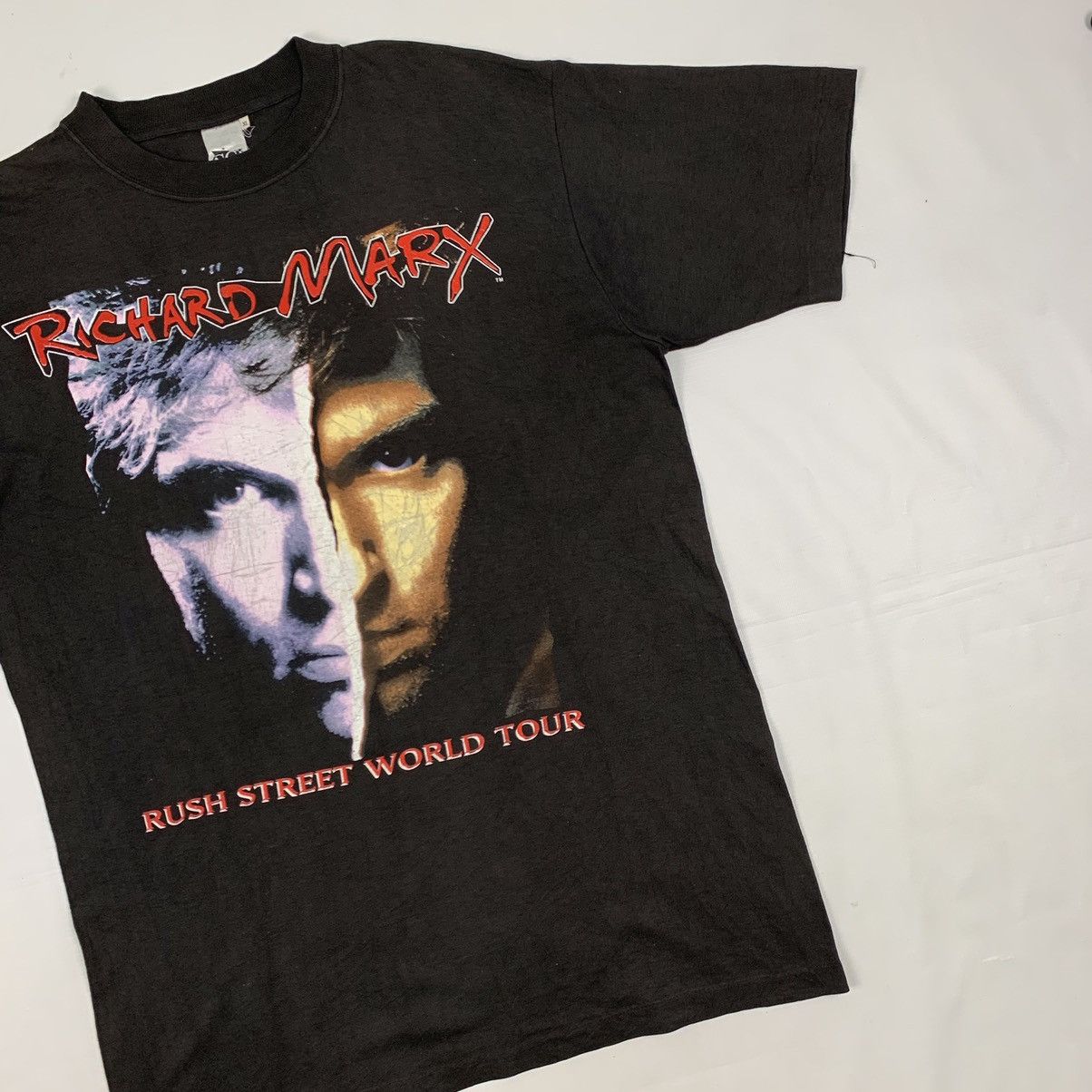 Band Tees Vintage 1992 Richard Max Rock Singer Tour Shirt Size US XL / EU 56 / 4 - 3 Thumbnail