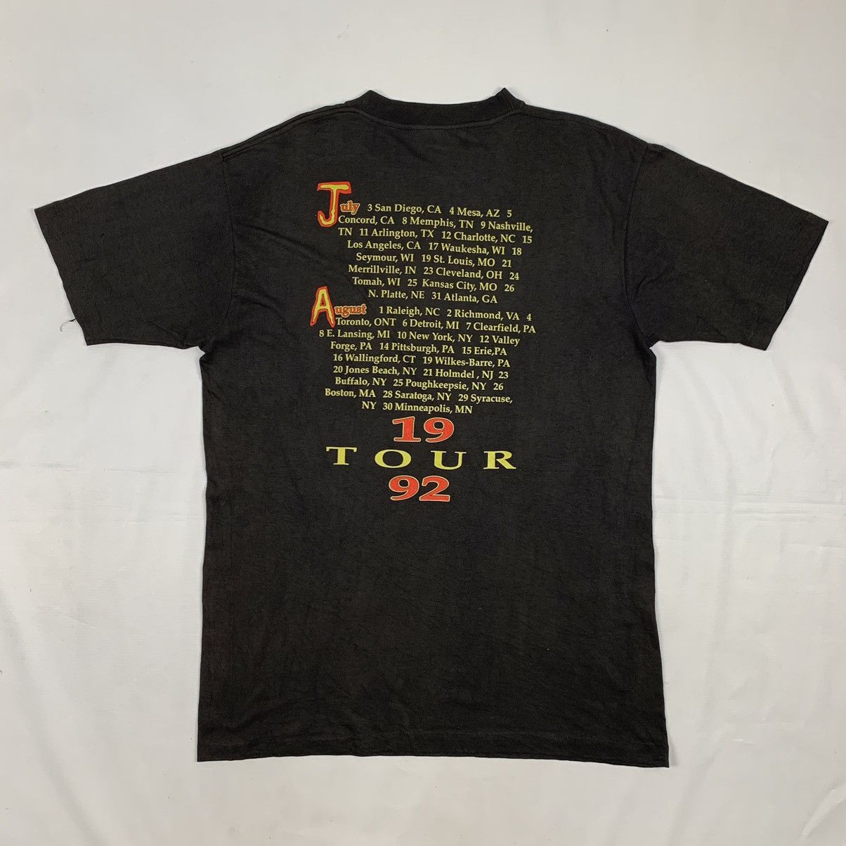 Band Tees Vintage 1992 Richard Max Rock Singer Tour Shirt Size US XL / EU 56 / 4 - 7 Thumbnail