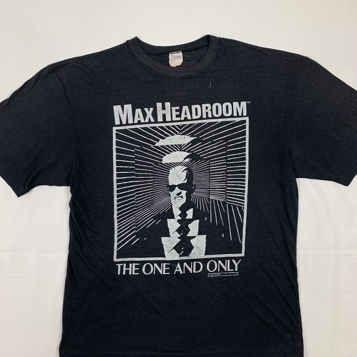 Vintage Vintage 1987 Max Headroom Television Series Character Shirt Size US L / EU 52-54 / 3 - 2 Thumbnail