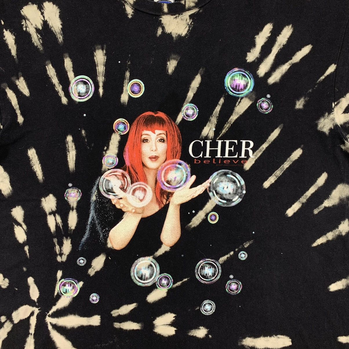 Band Tees Vintage Cher Believe Album Promote Shirt Size US XL / EU 56 / 4 - 3 Thumbnail