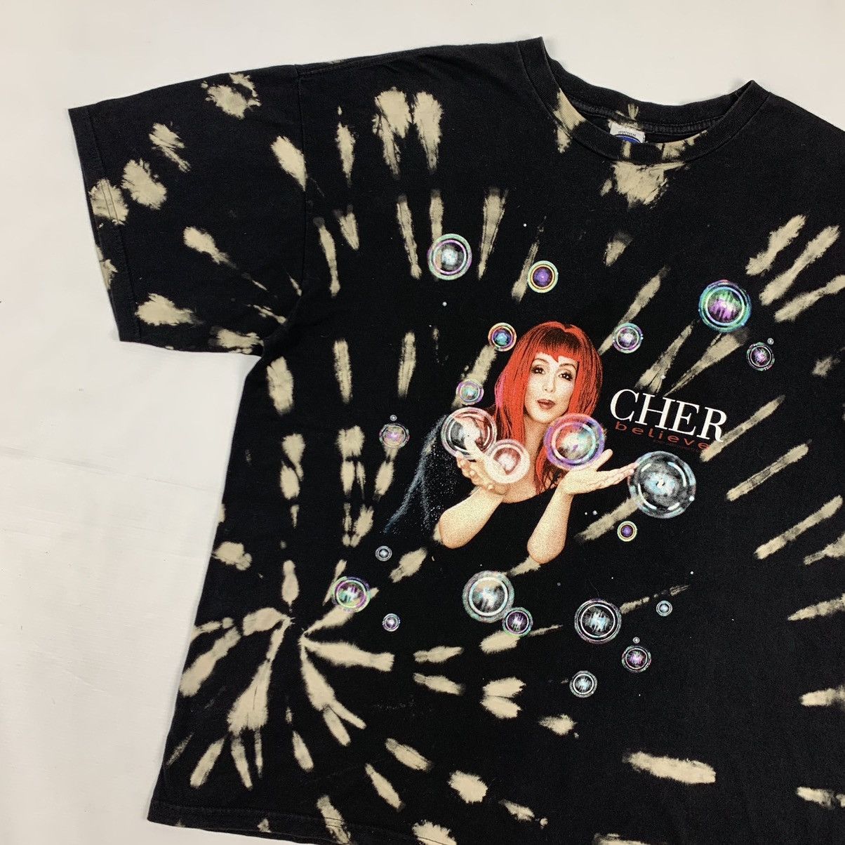 Band Tees Vintage Cher Believe Album Promote Shirt Size US XL / EU 56 / 4 - 4 Thumbnail