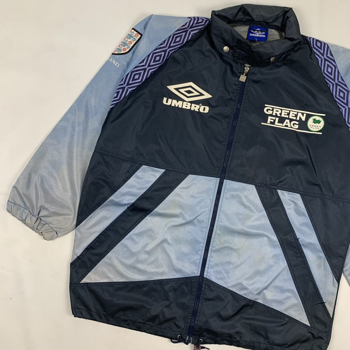 Umbro Vintage Umbro England Light Zipper Jacket Size US L / EU 52-54 / 3 - 2 Thumbnail