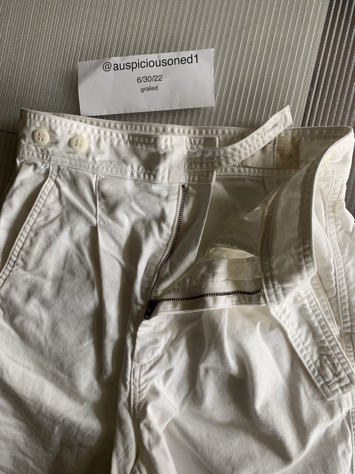 Citizens Of Humanity Citizens of Humanity 🇺🇸 White Denim Summer Cutoff Shorts 27 Size US 27 - 6 Thumbnail