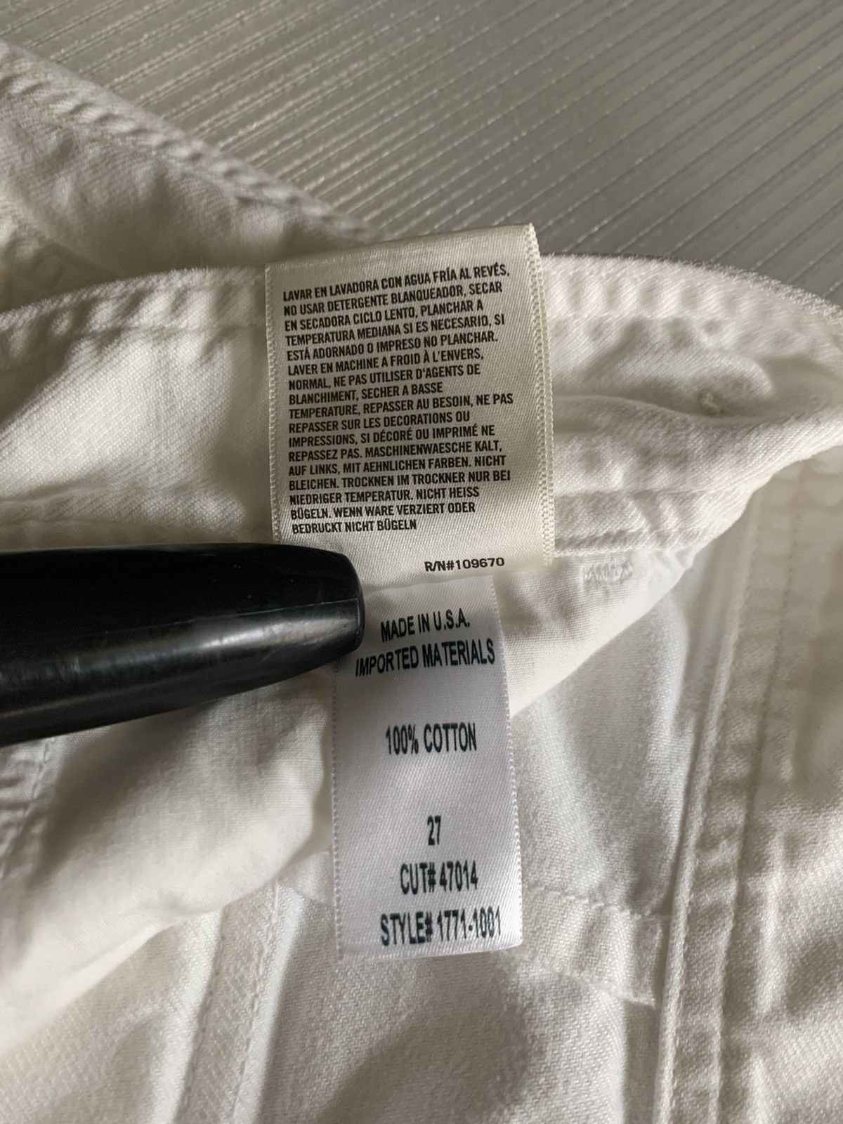 Citizens Of Humanity Citizens of Humanity 🇺🇸 White Denim Summer Cutoff Shorts 27 Size US 27 - 9 Thumbnail