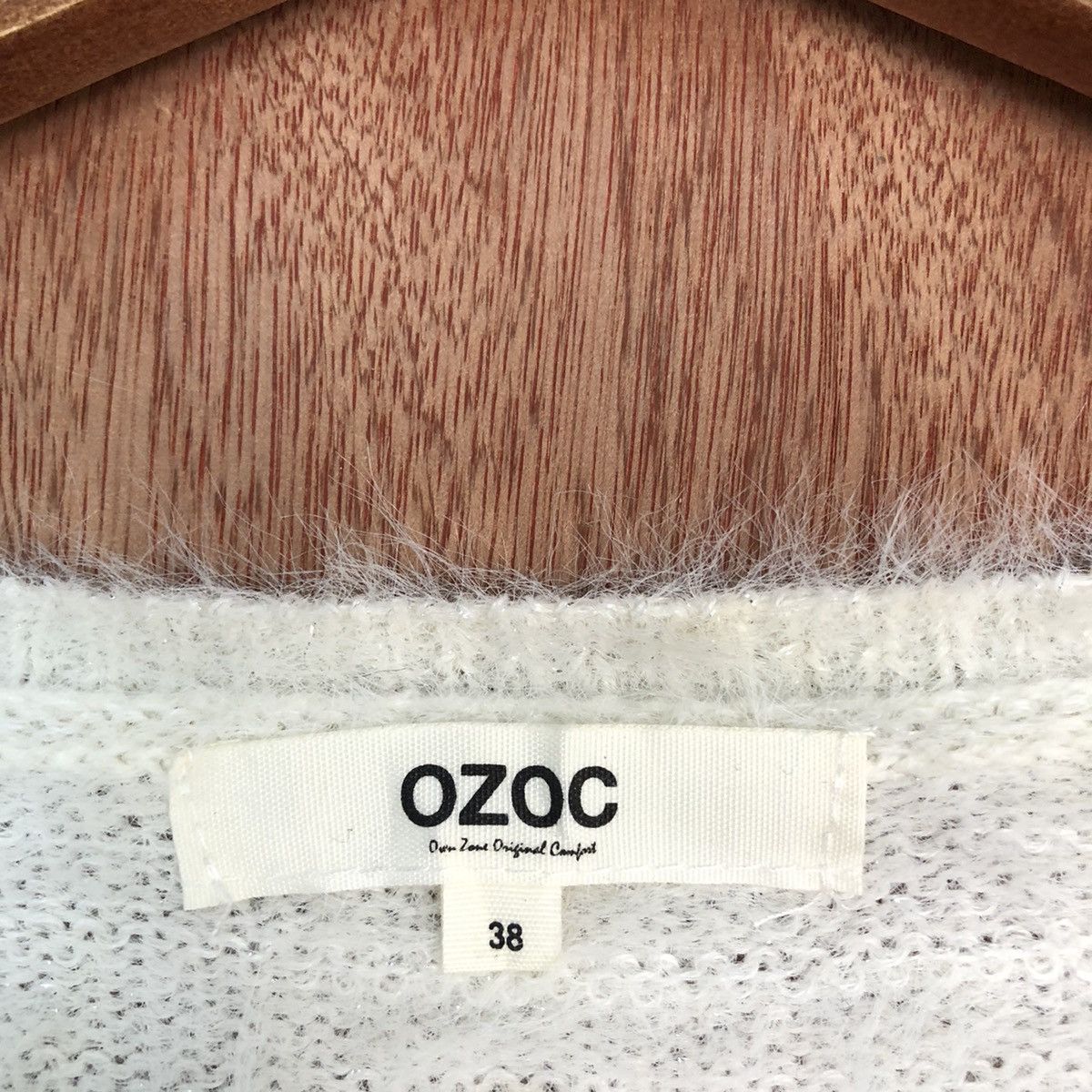 Homespun Knitwear Ozoc White Mohair Shag Shaggy Knitwear #0448 Size US M / EU 48-50 / 2 - 10 Thumbnail