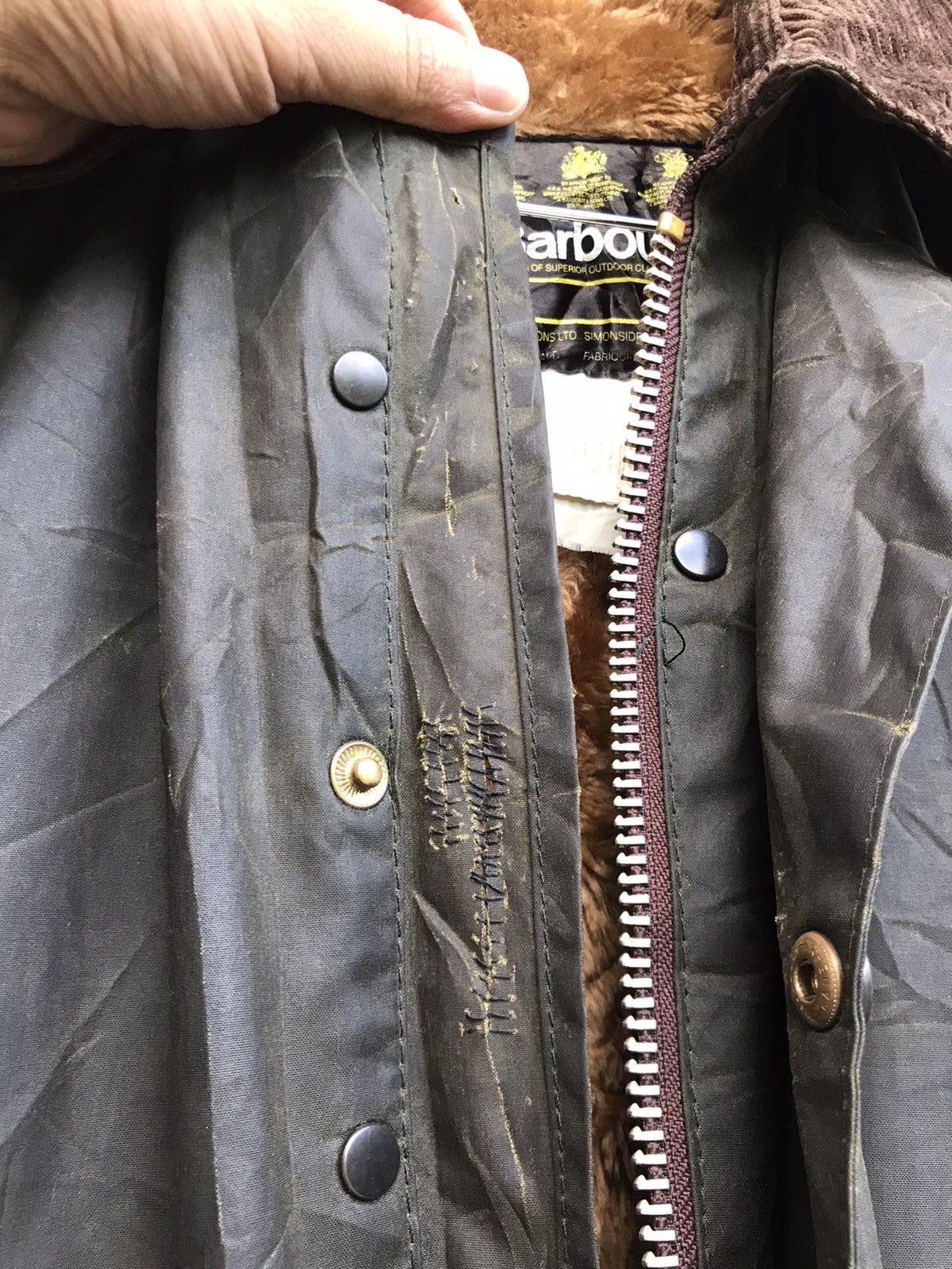 Barbour Barbour A123 Gamefair Acrylic Lining Wax Jacket Size US M / EU 48-50 / 2 - 19 Thumbnail