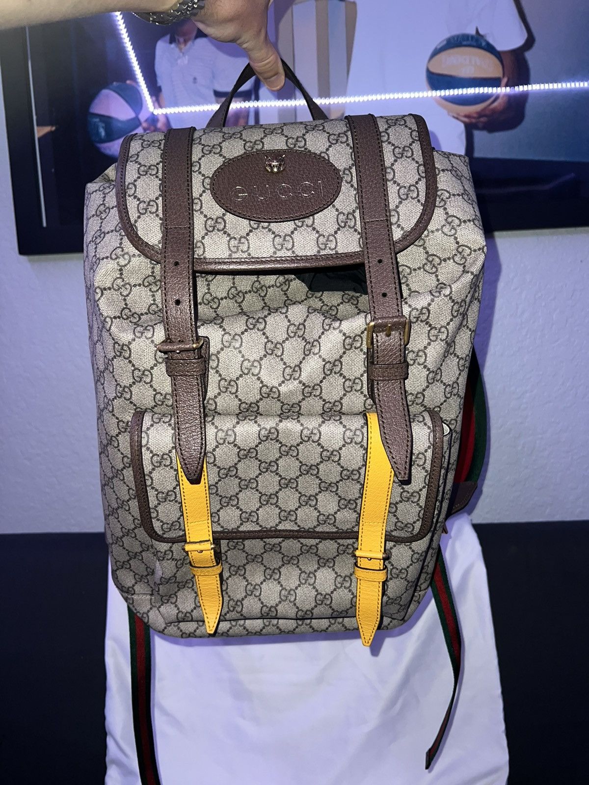 Mochila Gucci Soft laune GG Supreme
