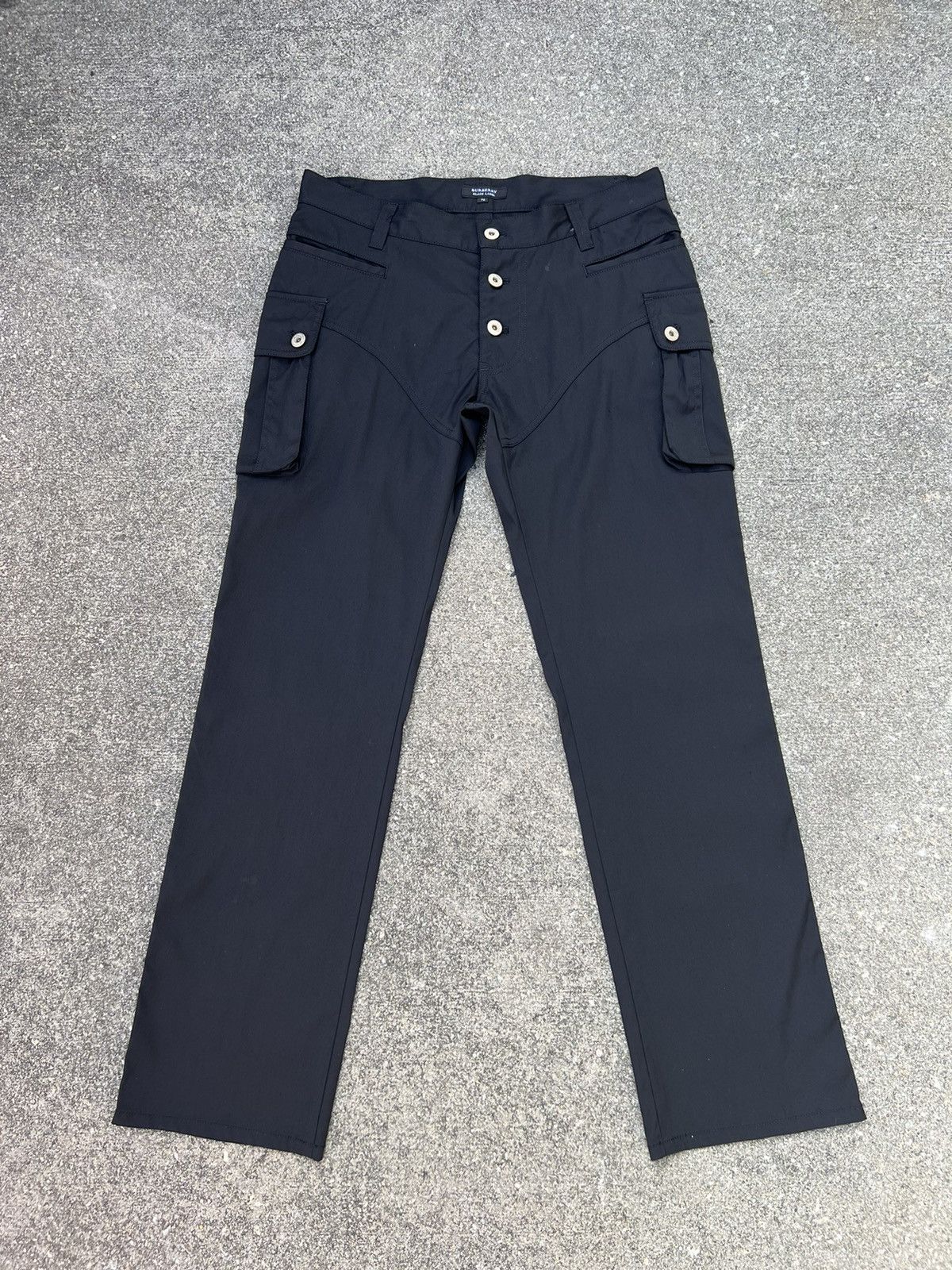 Burberry Black Label Multi Pocket Nylon Cargo Trouser