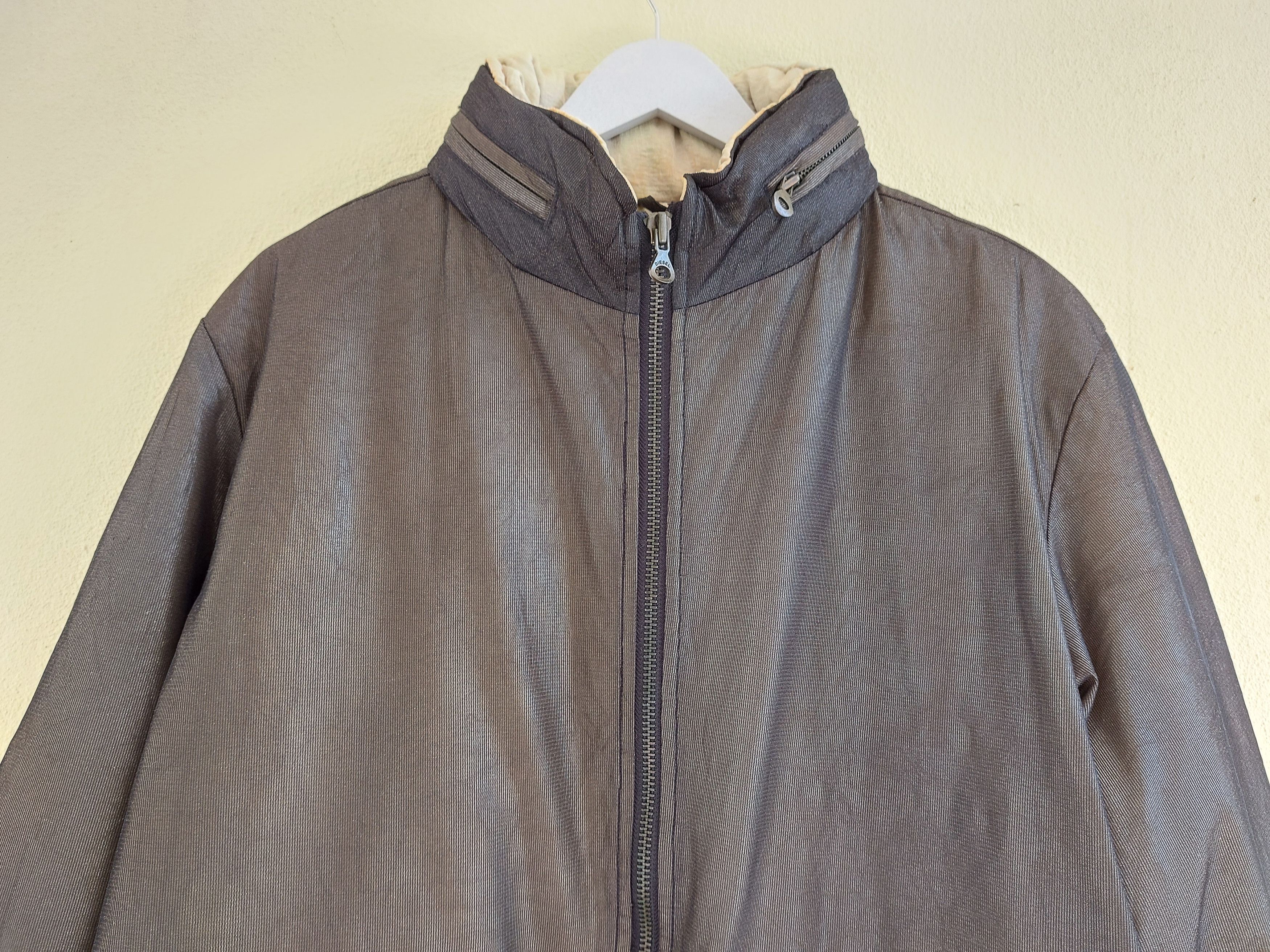Diesel DIESEL hoodie puffer jacket styled worker Size US M / EU 48-50 / 2 - 2 Thumbnail